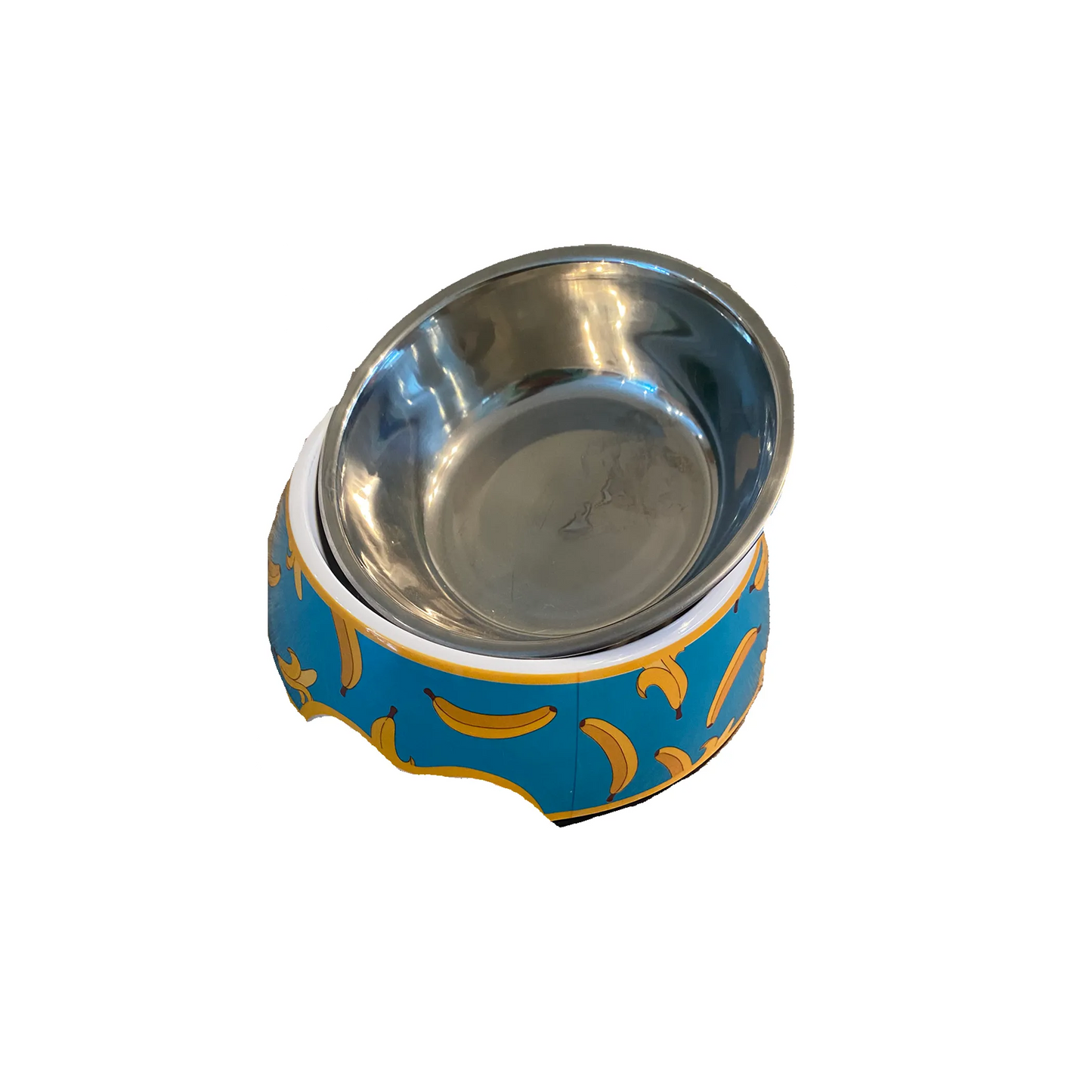 Cutie Ties Orange Small Dog Bowl