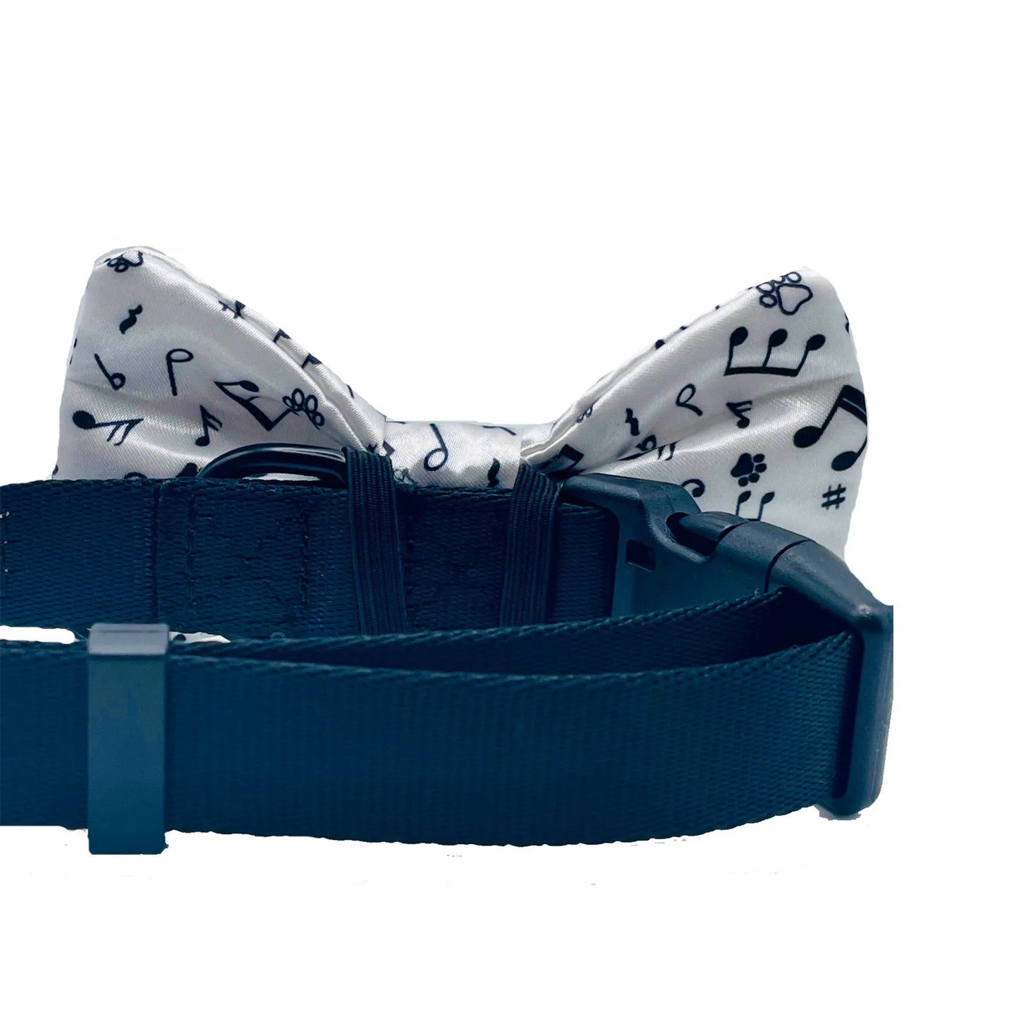 Cutie Ties Musical Notes Dog Bow Tie 2x4 Inches