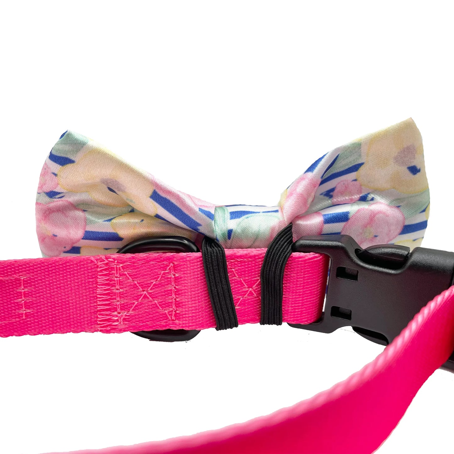 Copy the exact, literal content of Cutie Ties Floral Dog Bow Tie 2" x 4" into this field without changes.