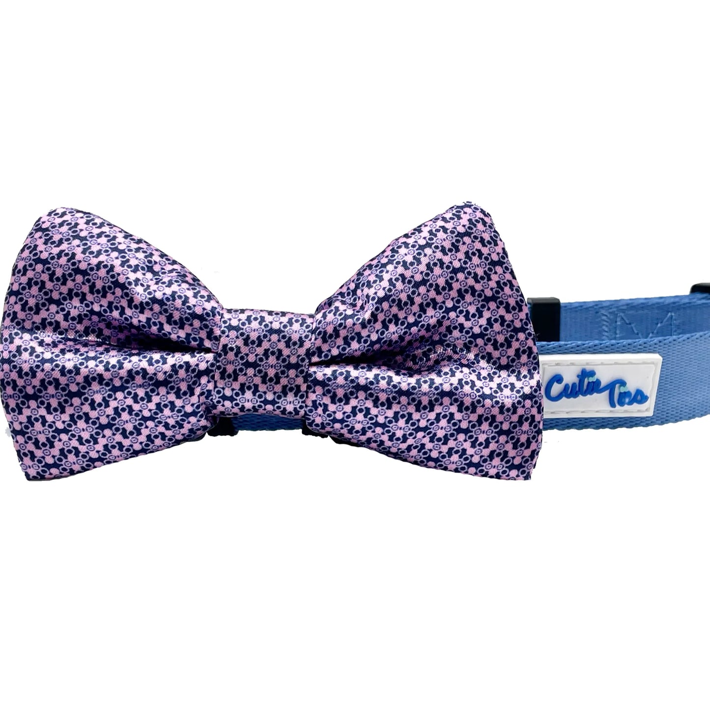 Copy the exact, literal content of Cutie Ties Floral Dog Bow Tie 2" x 4" into this field without changes.