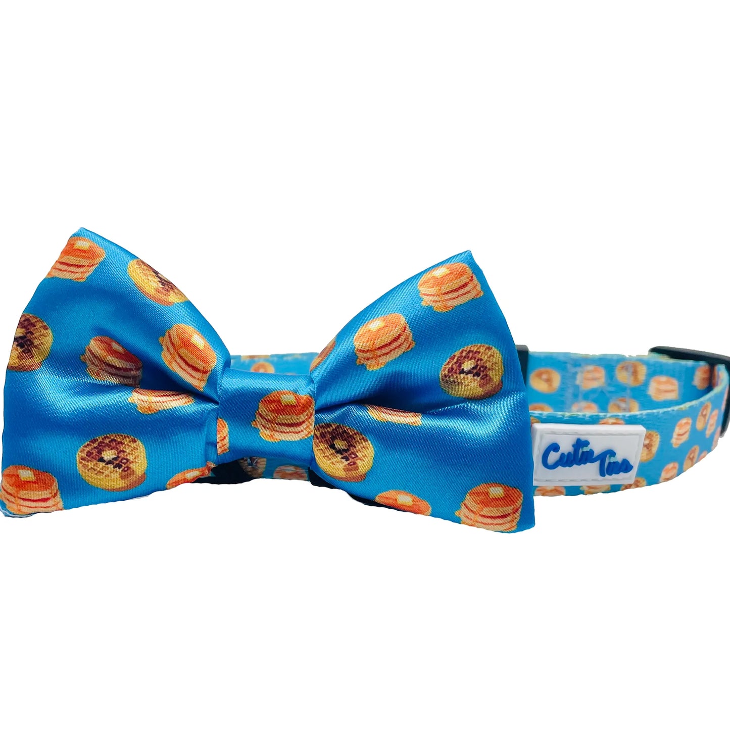 Cutie Ties Wine and Cheese Dog Bow Tie 2x4