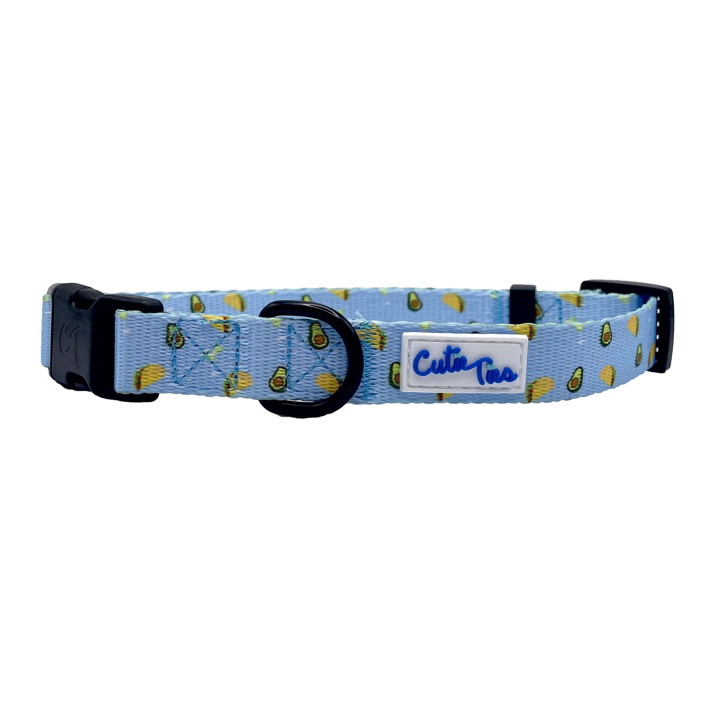Cutie Ties Colorful Adjustable Dog Collar Large