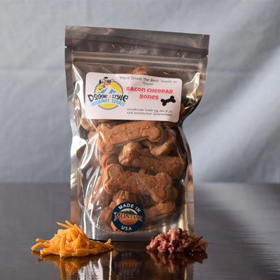 Doggie Style Gourmet Treats Gluten-Free Bacon Cheddar Snacks 8oz