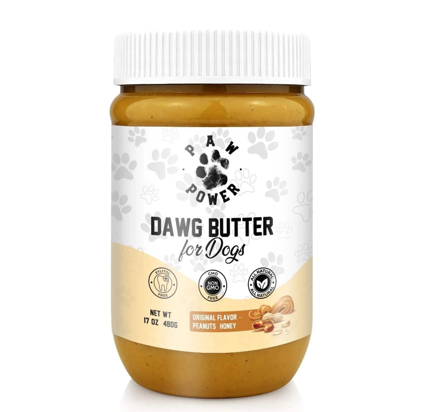 Paw Power Nutrition Peanut Butter Dog Treats 17 oz