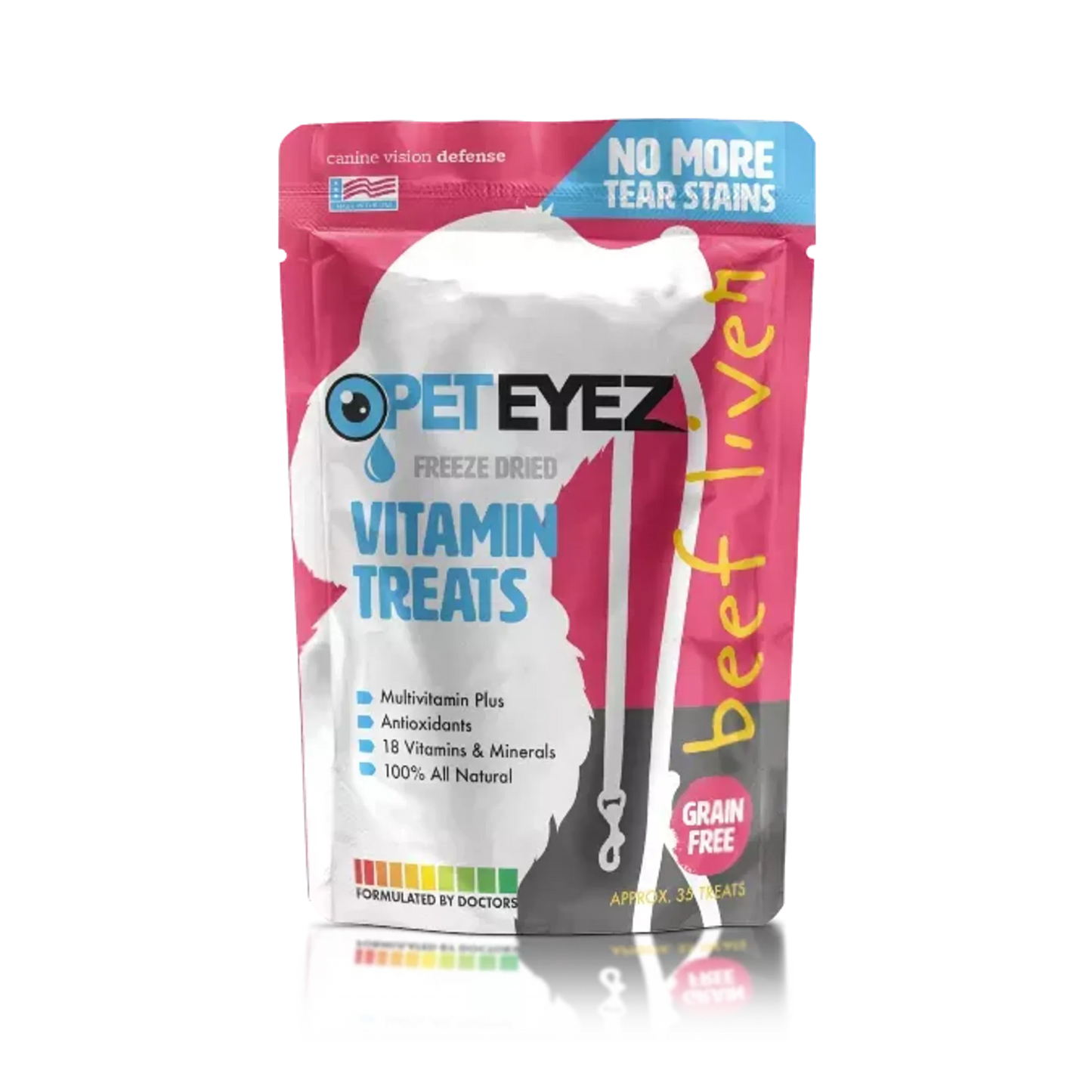 Pet Eyez Vitamin Treats - Chicken - Color: Purple | Size: 4 X 6 | Pack Of: 35 - Your Pet Connection