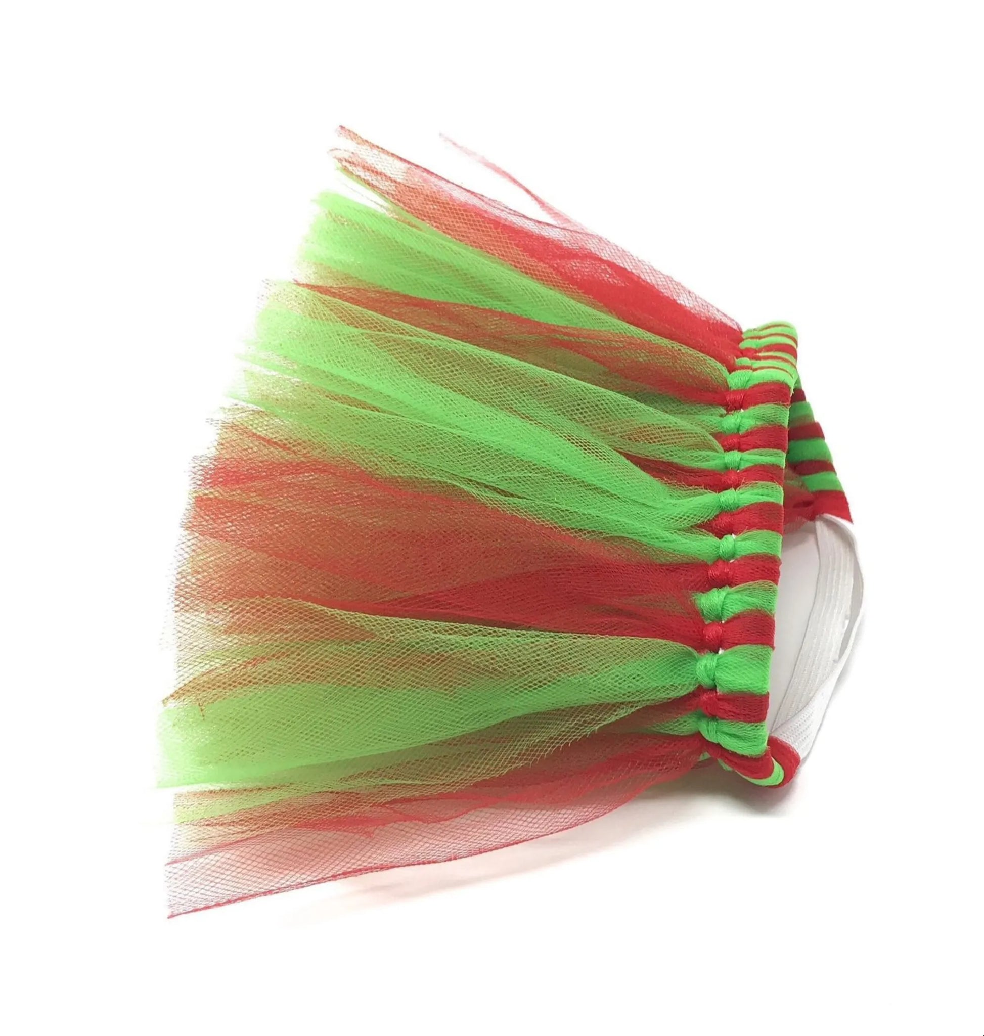 Red and Green Christmas Dog Tutu Skirt (XS) - Your Pet Connection