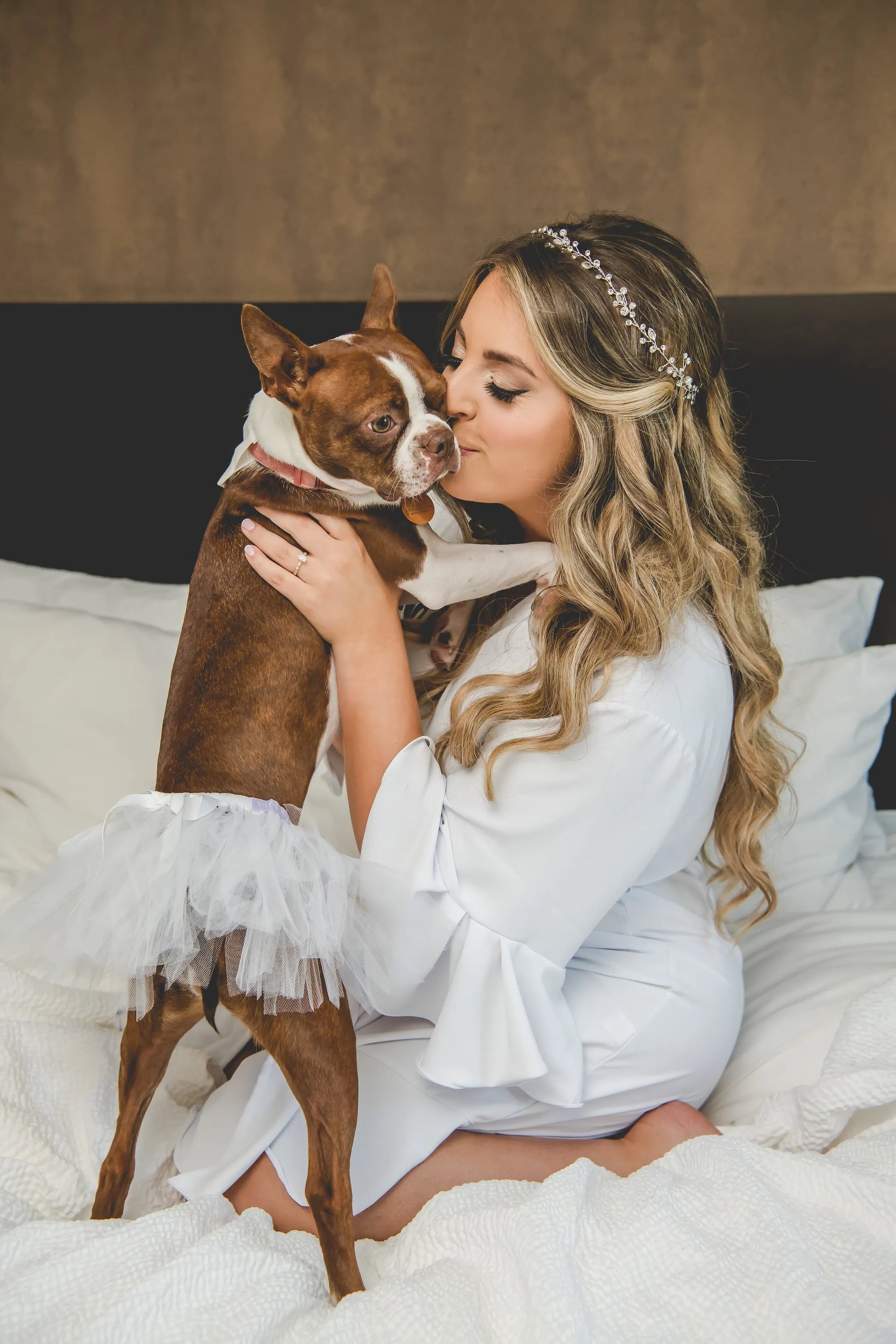 White Bridal Dog Tutu Skirt (XS) - Your Pet Connection