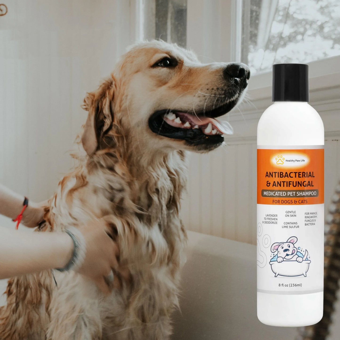 Classic's Medicated Pet Shampoo - Veterinary Treatment Against Ringworm, Mange, Lice, and Dry Skin - Your Pet Connection