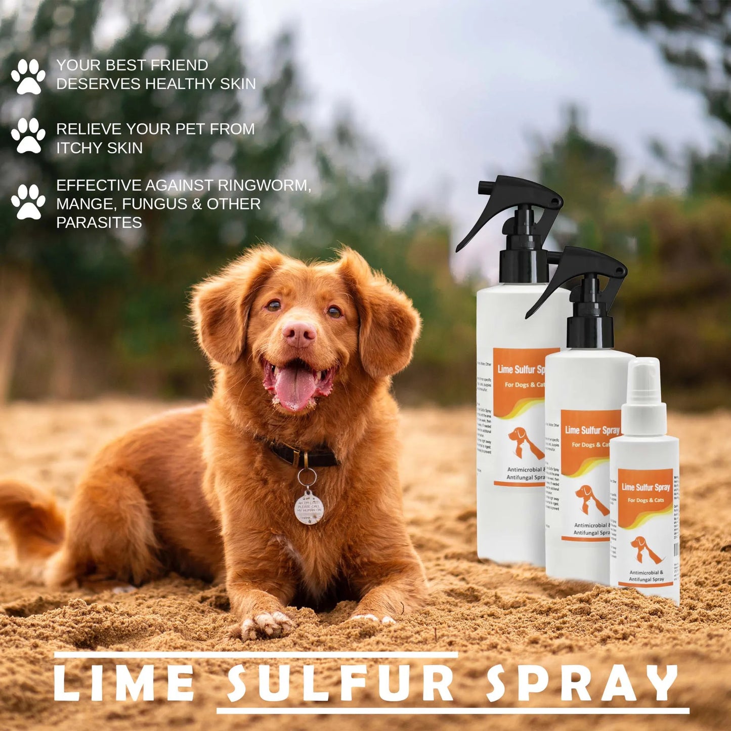 Healthy Paw Life Lime Sulfur Skin Treatment Spray 4 oz