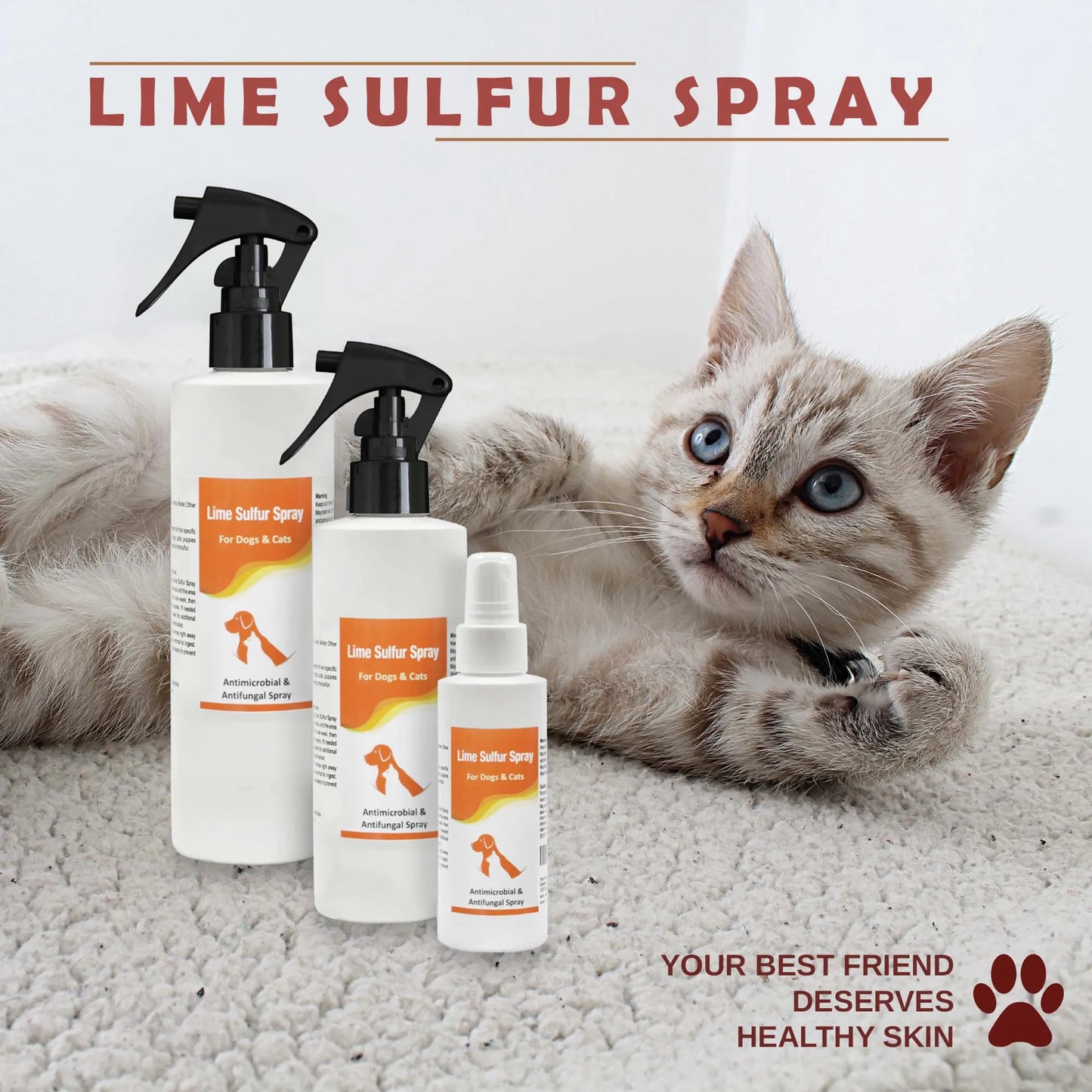 Classic's Lime Sulfur Spray Pet Care for Dry and Itchy Skin - Your Pet Connection