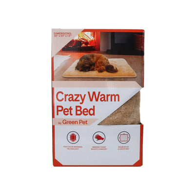 The Green Pet Shop Crazy Warm Pet Bed 100cm