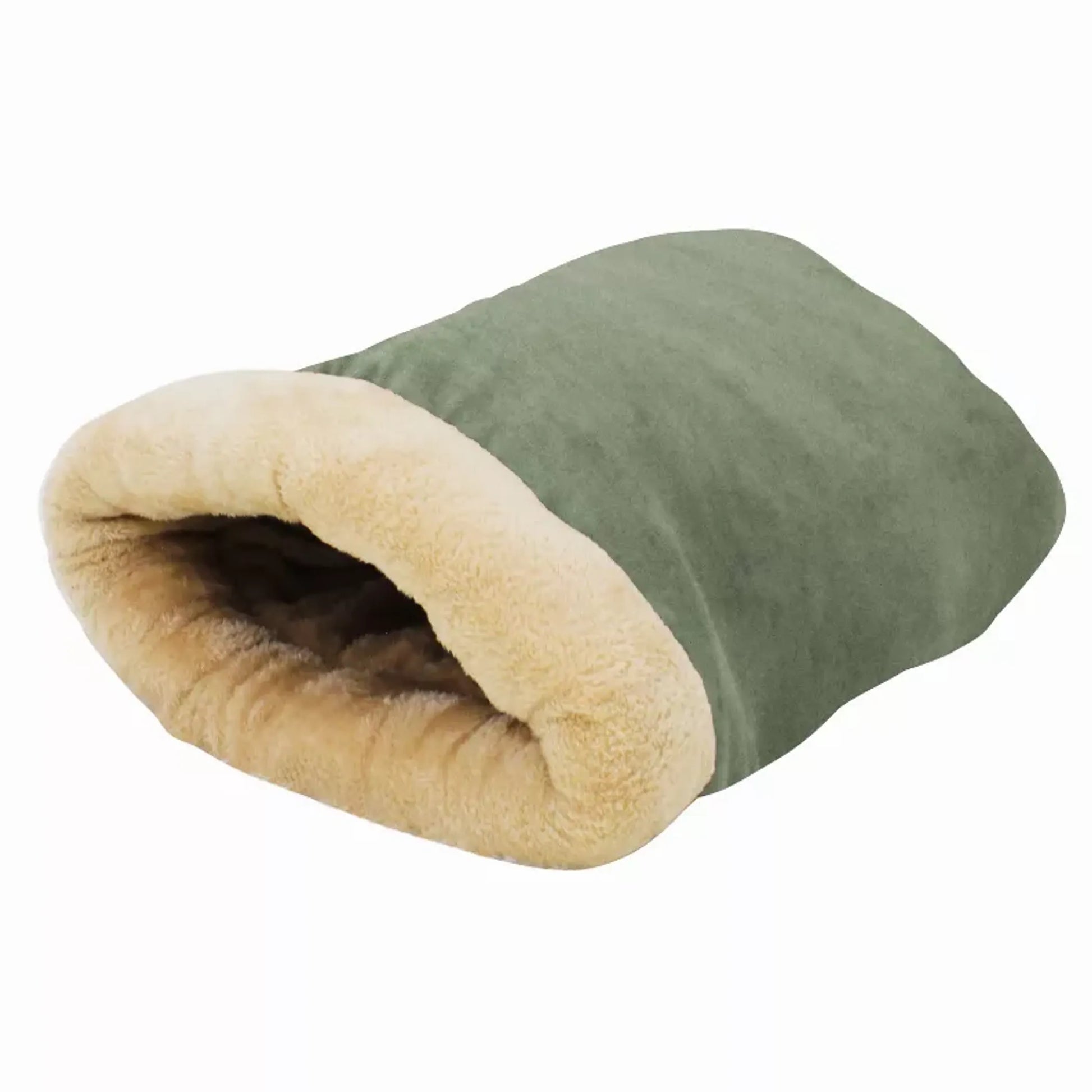 GOOPAWS 4 in 1 Self Warming Burrow Cat Bed, Pet Hideway Sleeping Cuddle Cave - Your Pet Connection
