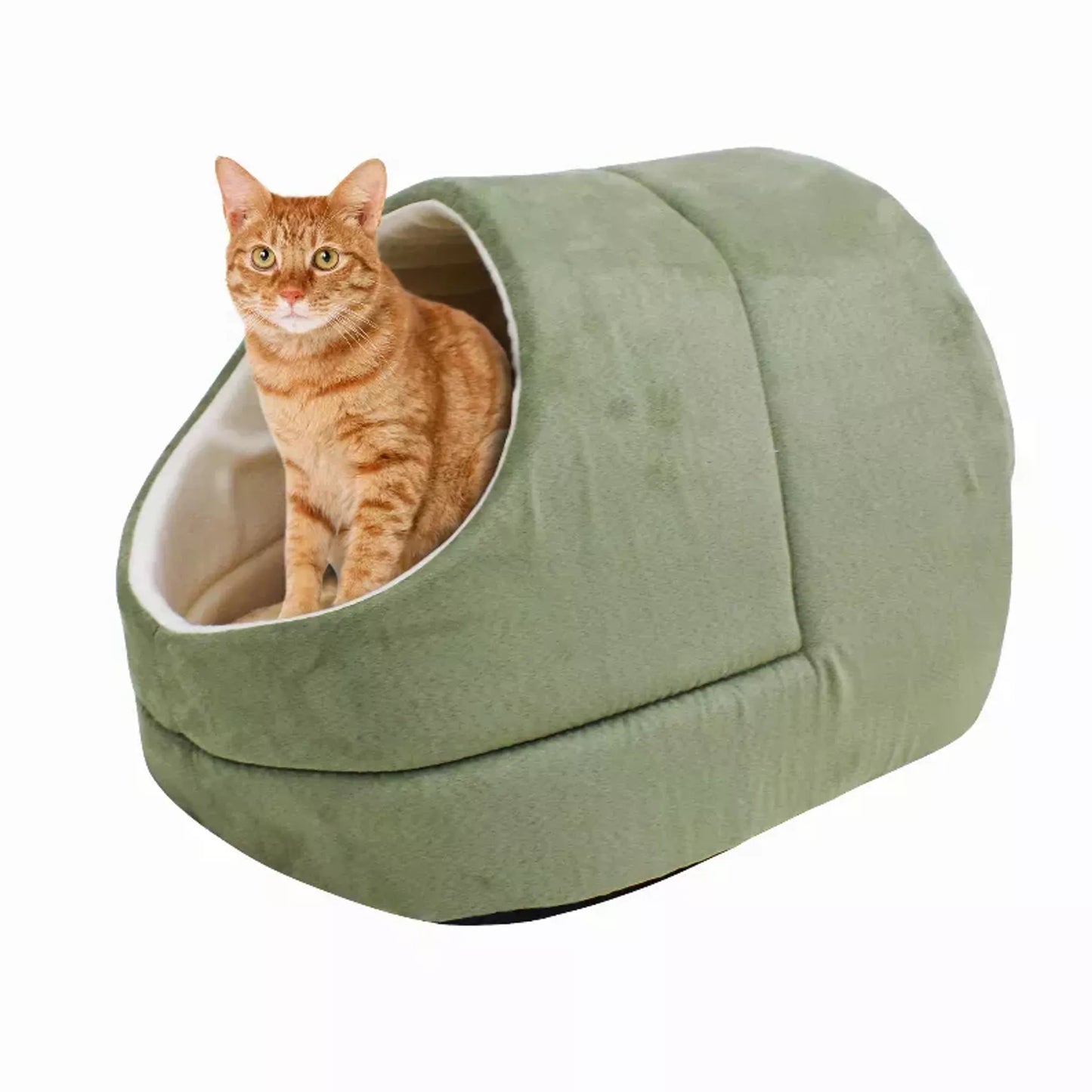 GOOPAWS Cat Cave for Cat and Warming Burrow Cat Bed, Pet Hideway Sleeping Cuddle Cave - Your Pet Connection