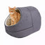 GOOPAWS Cat Cave for Cat and Warming Burrow Cat Bed, Pet Hideway Sleeping Cuddle Cave - Your Pet Connection