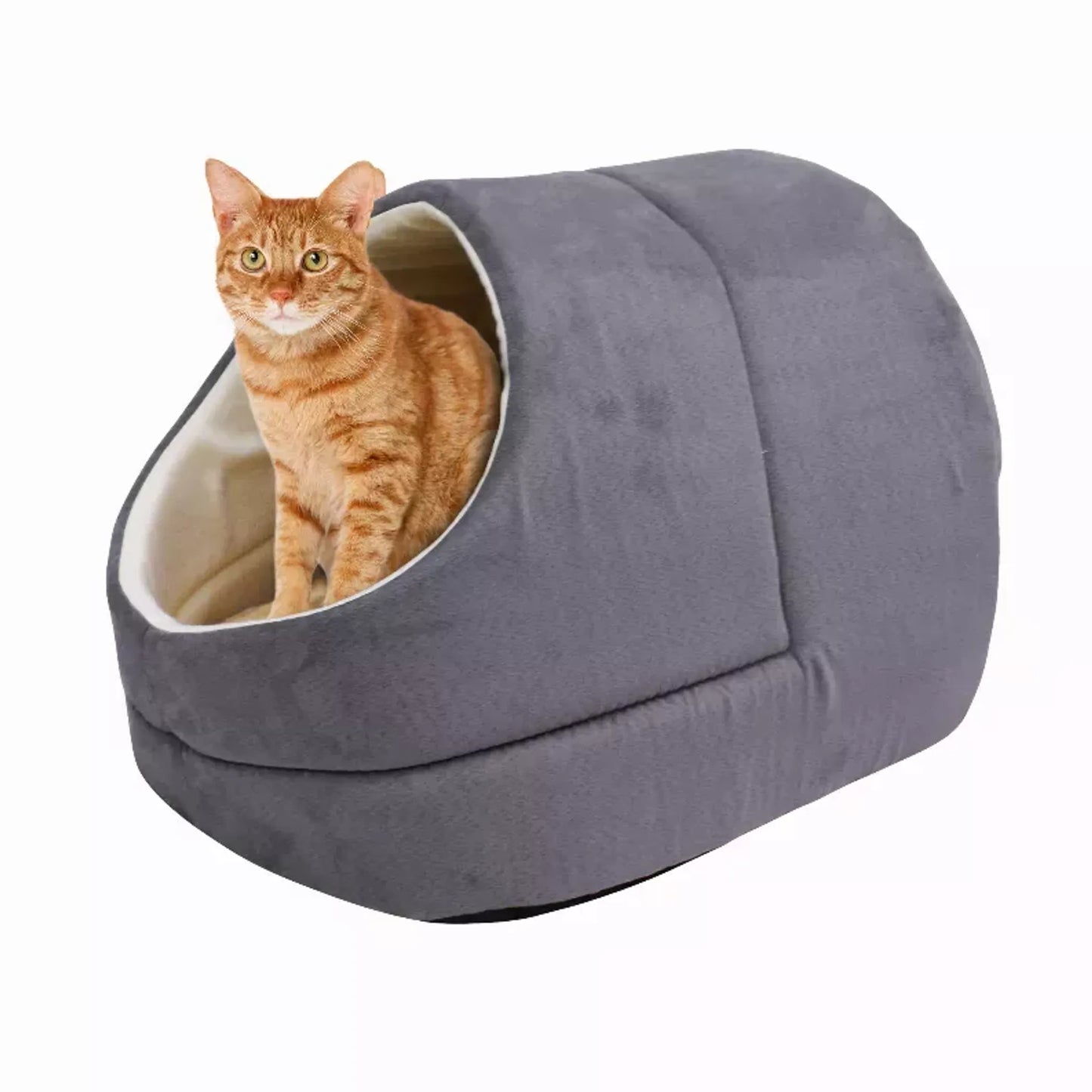 GOOPAWS Cat Cave for Cat and Warming Burrow Cat Bed, Pet Hideway Sleeping Cuddle Cave - Your Pet Connection