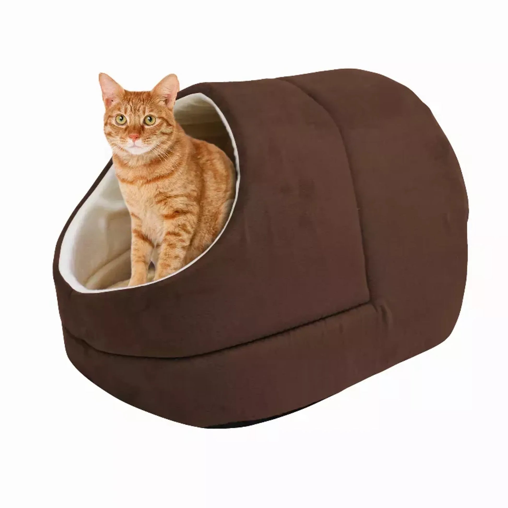 GOOPAWS Cat Cave for Cat and Warming Burrow Cat Bed, Pet Hideway Sleeping Cuddle Cave - Your Pet Connection