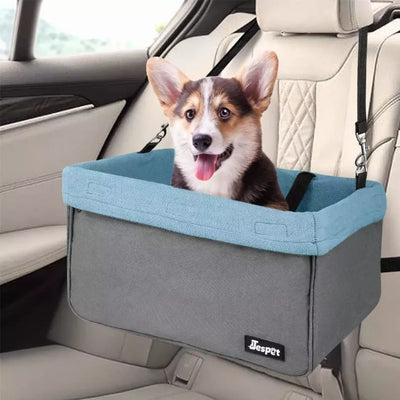 JESPET & GOOPAWS Dog Booster Seats for Cars, Portable Dog Car Seat Travel Carrier with Seat Belt for 24lbs Pets - Your Pet Connection