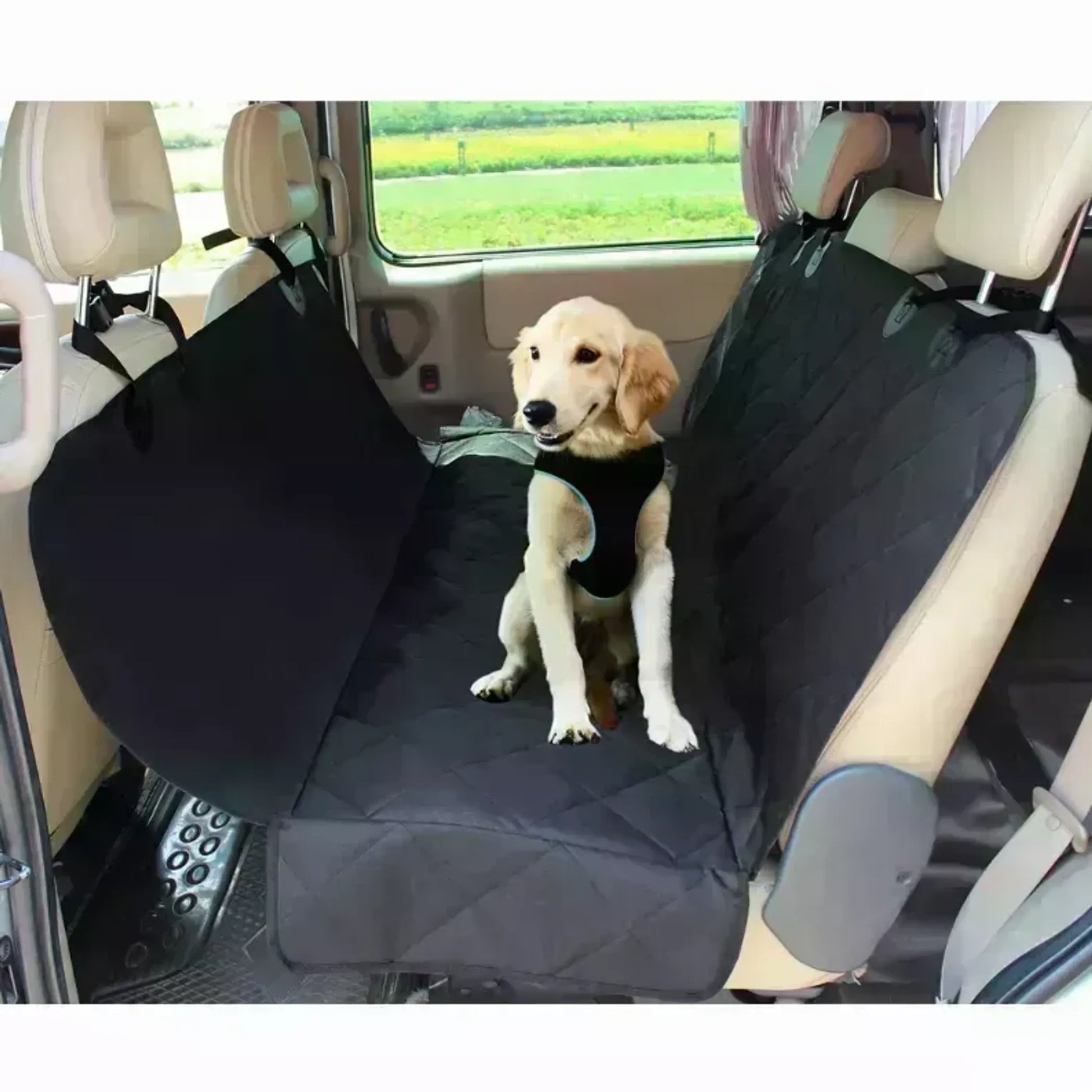 JESPET Dog Car Seat Cover for Pets, Dog Car Travel Car Seat Protector for Cars, Trucks, SUV, Black - Your Pet Connection