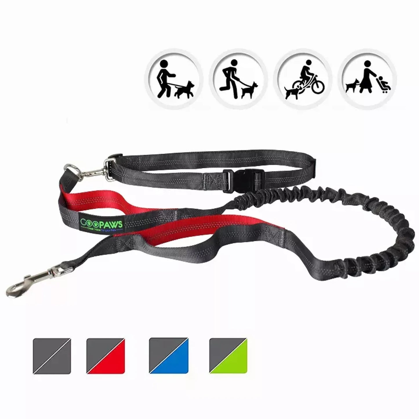 JESPET Hands-Free Dog Leash Ultimate Comfort