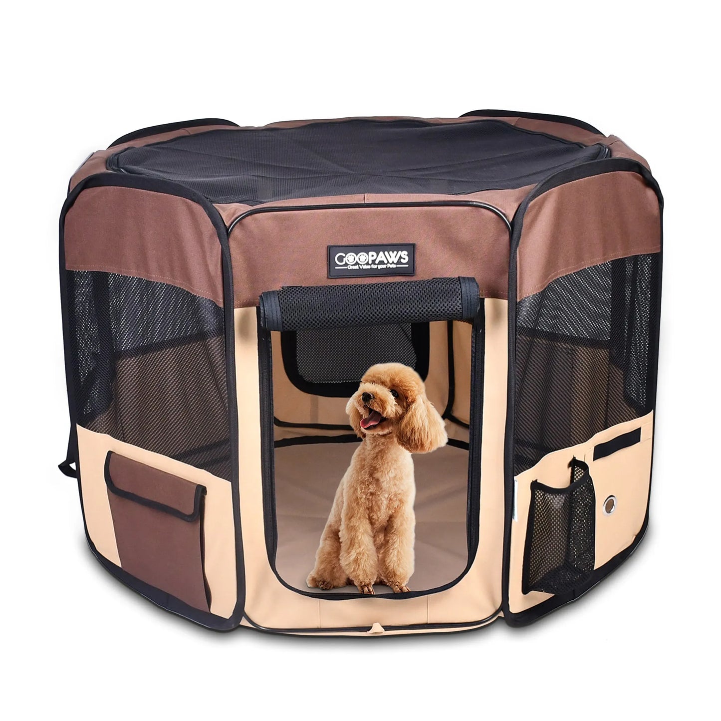 JESPET Pet Dog Playpens 36", 45" & 61" Portable Soft Dog Exercise Pen Kennel with Carry Bag for Puppy Cats Kittens Rabbits, Indoor/Outdoor Use - Your Pet Connection