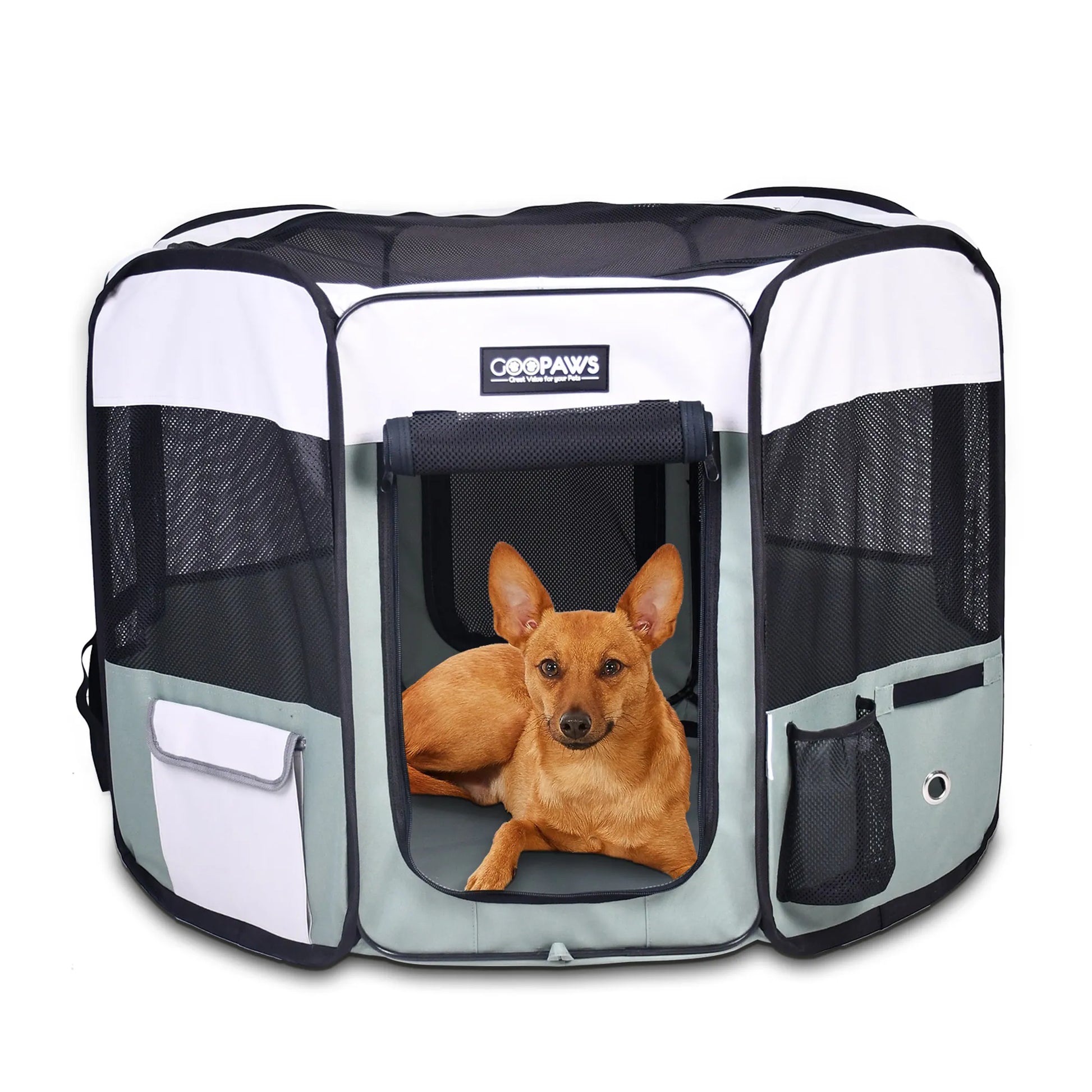 JESPET Pet Dog Playpens 36", 45" & 61" Portable Soft Dog Exercise Pen Kennel with Carry Bag for Puppy Cats Kittens Rabbits, Indoor/Outdoor Use - Your Pet Connection