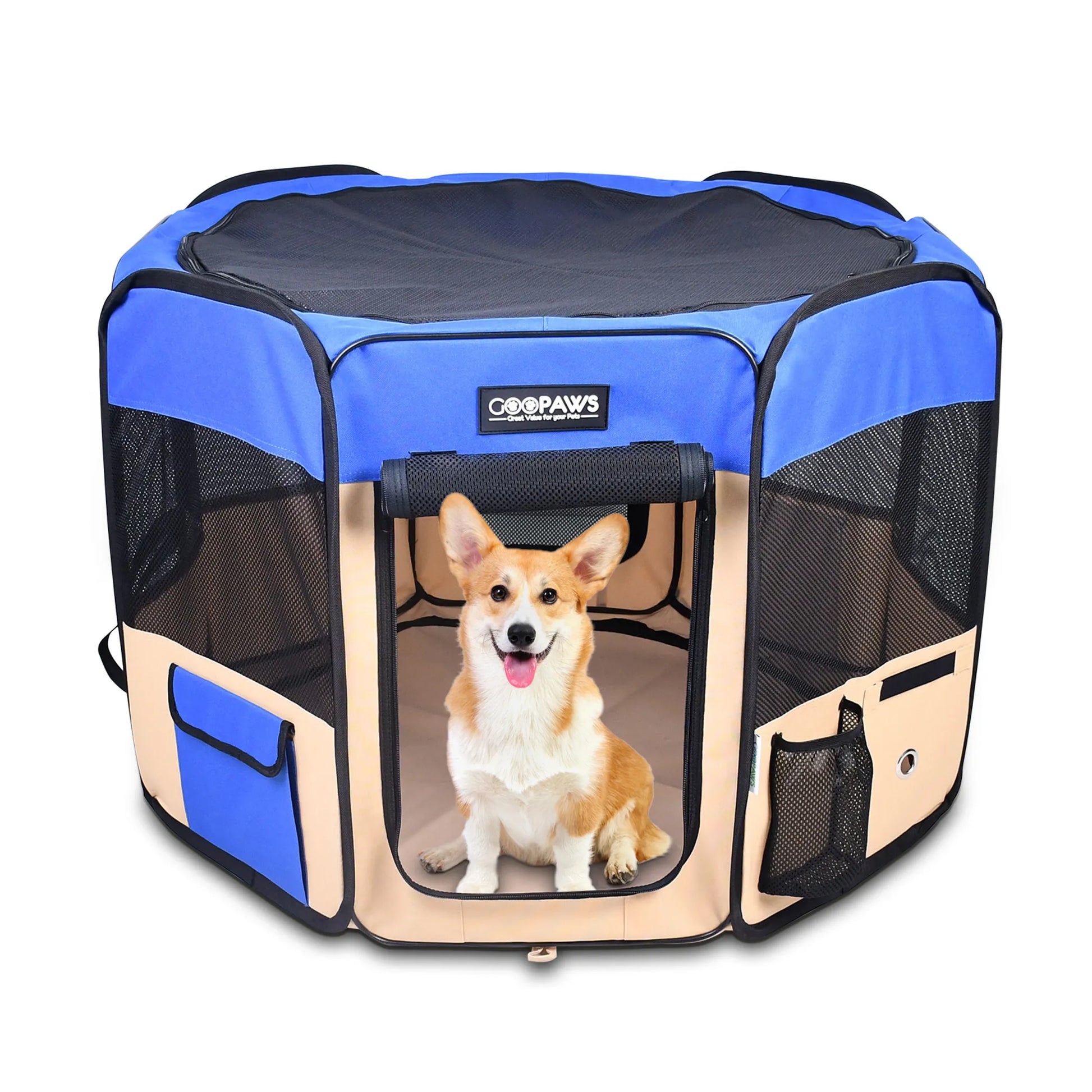 JESPET Pet Dog Playpens 36", 45" & 61" Portable Soft Dog Exercise Pen Kennel with Carry Bag for Puppy Cats Kittens Rabbits, Indoor/Outdoor Use - Your Pet Connection