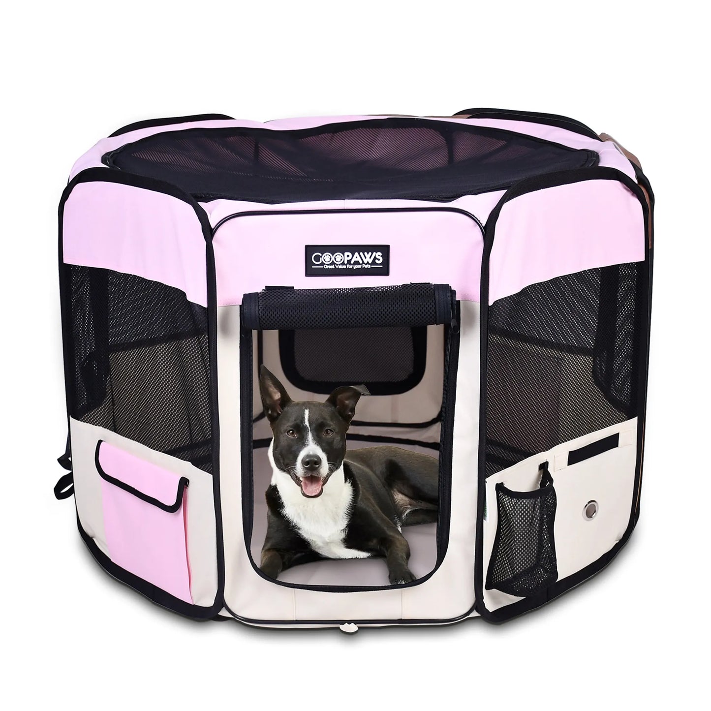 JESPET Pet Dog Playpens 36", 45" & 61" Portable Soft Dog Exercise Pen Kennel with Carry Bag for Puppy Cats Kittens Rabbits, Indoor/Outdoor Use - Your Pet Connection