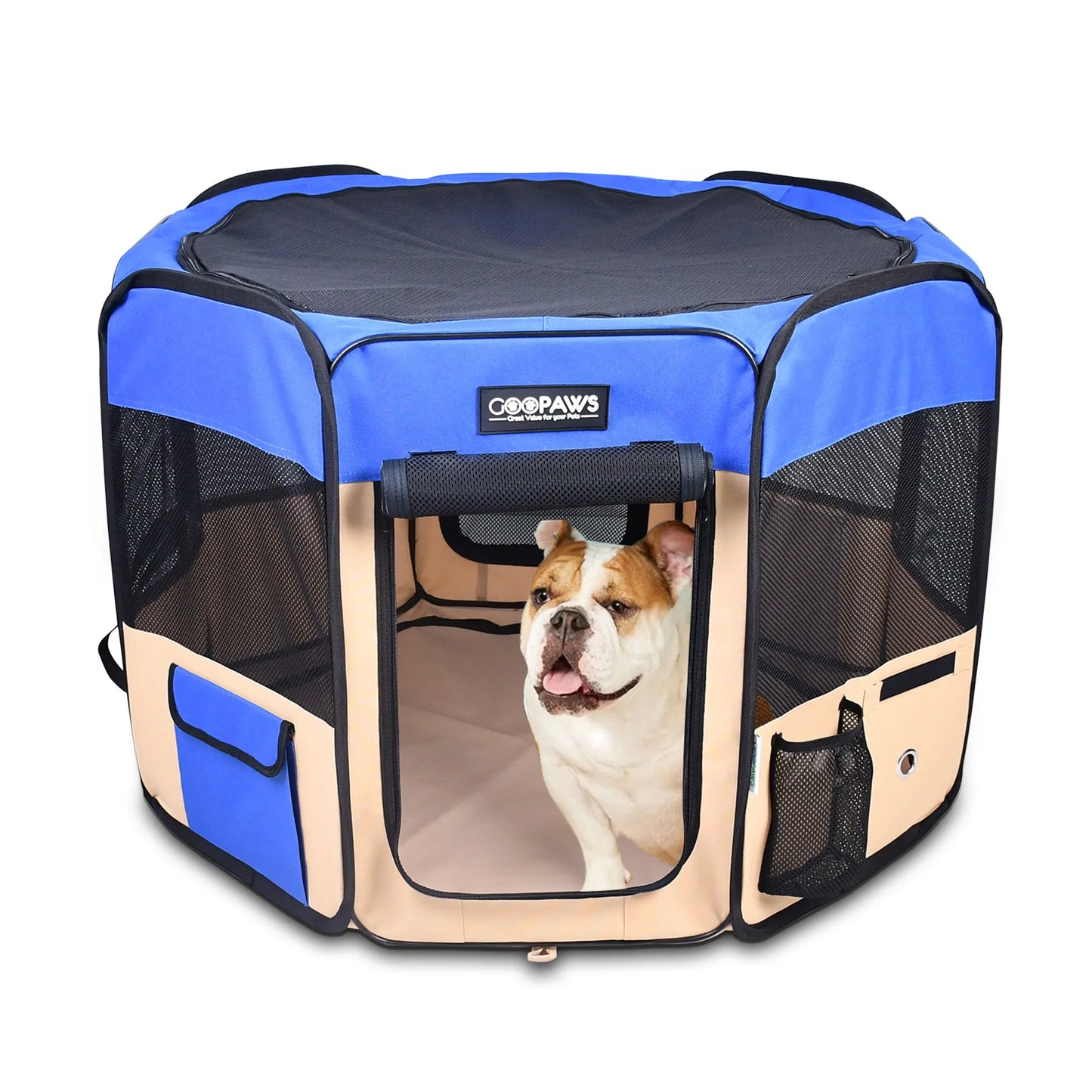 JESPET Pet Dog Playpens 36", 45" & 61" Portable Soft Dog Exercise Pen Kennel with Carry Bag for Puppy Cats Kittens Rabbits, Indoor/Outdoor Use - Your Pet Connection
