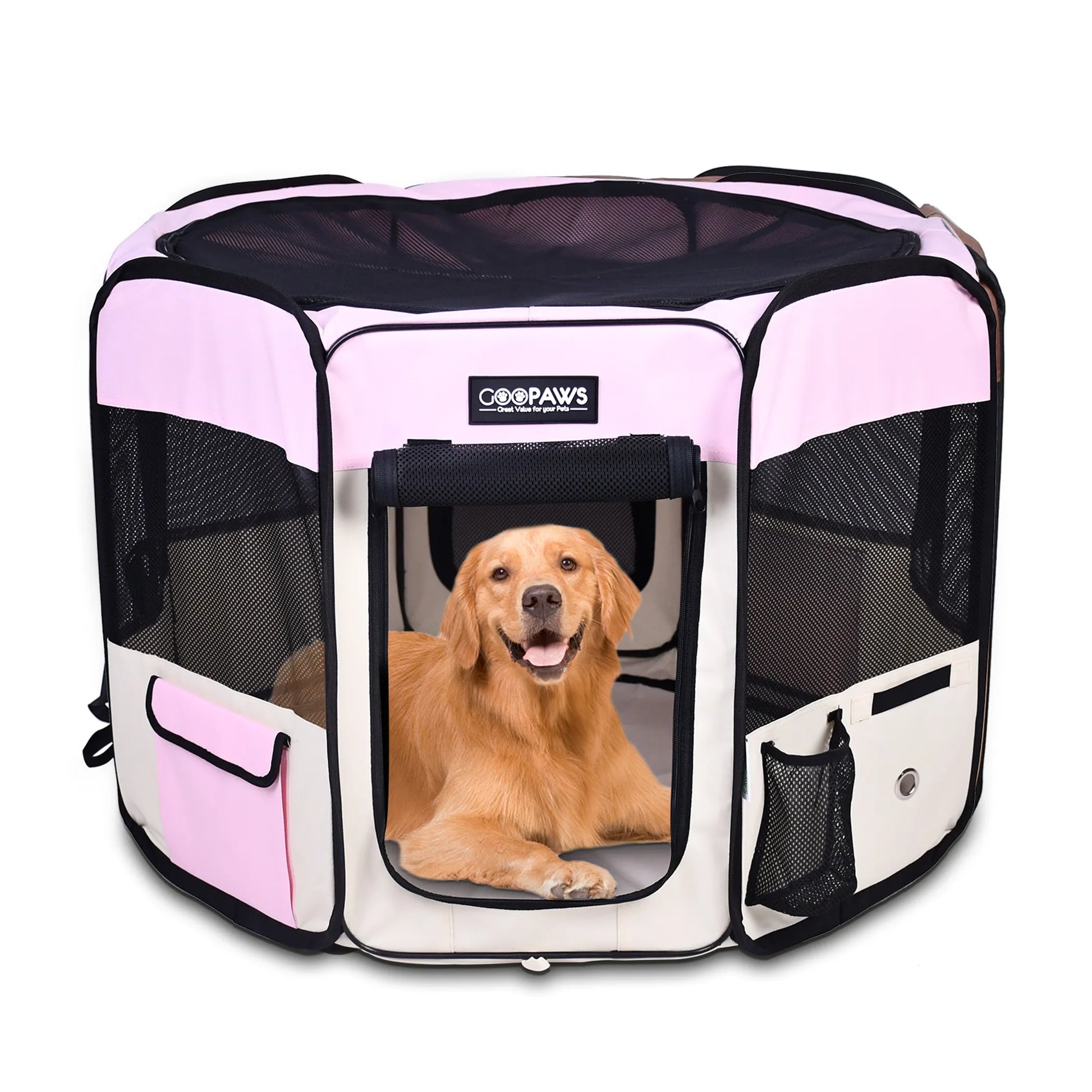 JESPET Pet Dog Playpens 36", 45" & 61" Portable Soft Dog Exercise Pen Kennel with Carry Bag for Puppy Cats Kittens Rabbits, Indoor/Outdoor Use - Your Pet Connection