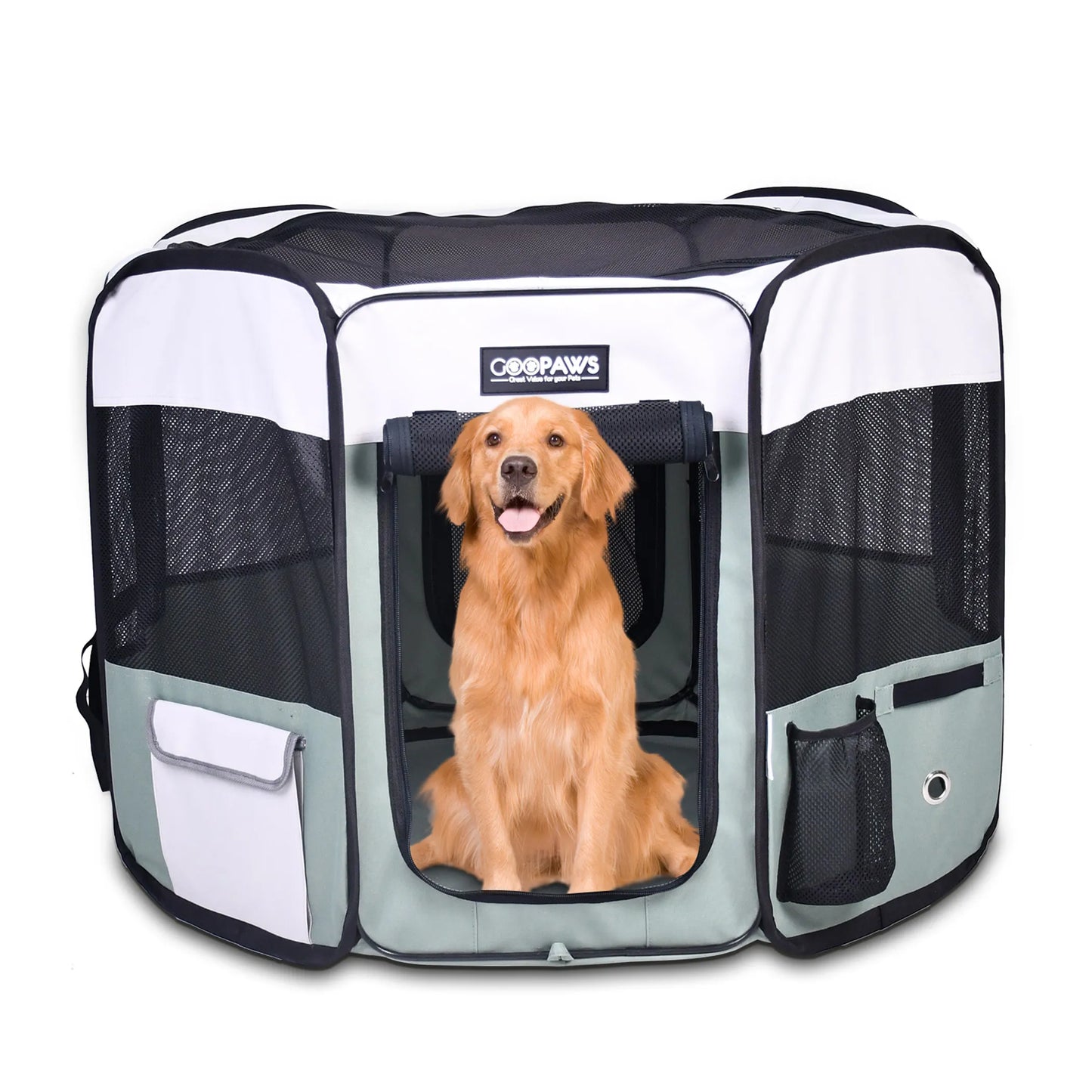 JESPET Pet Dog Playpens 36", 45" & 61" Portable Soft Dog Exercise Pen Kennel with Carry Bag for Puppy Cats Kittens Rabbits, Indoor/Outdoor Use - Your Pet Connection