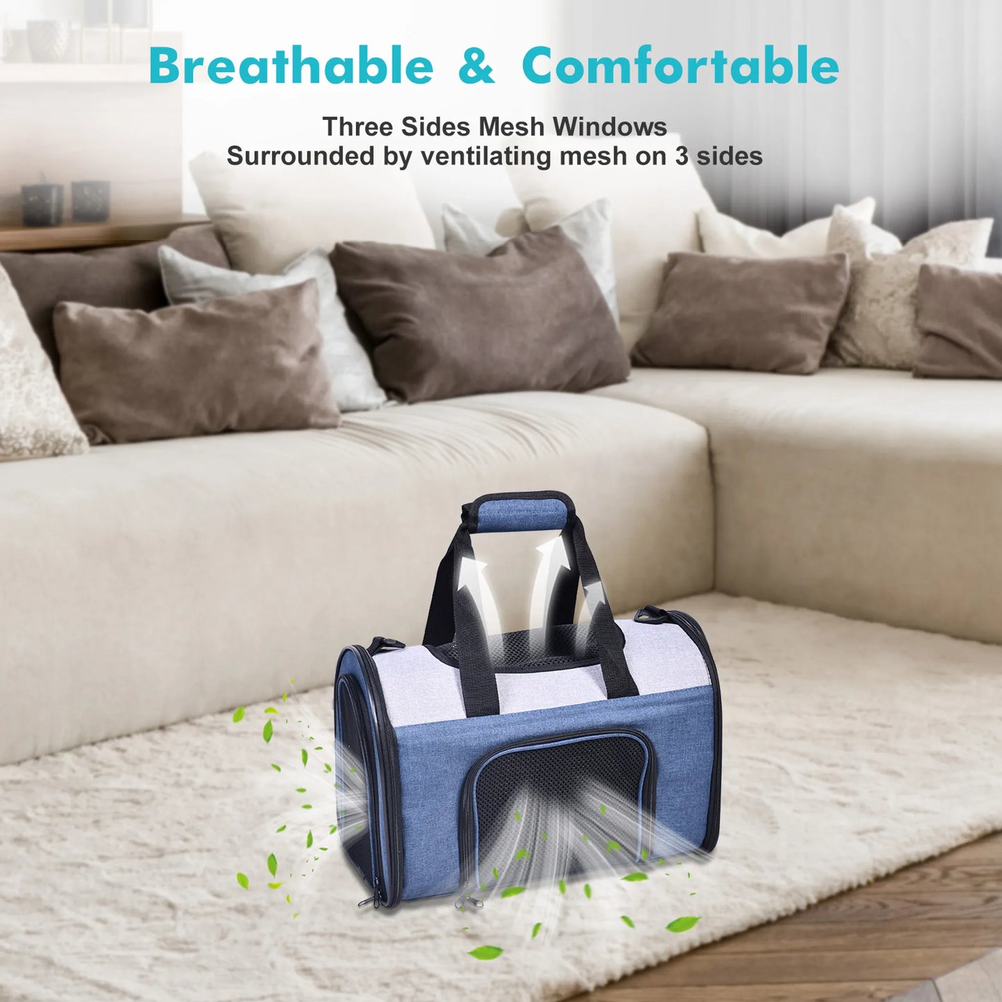 JESPET Soft-Sided Kennel Pet Carrier for Small Dogs, Cats, Puppy, Airline Approved Cat Carriers Dog Carrier Collapsible, Travel Handbag & Car Seat - Your Pet Connection