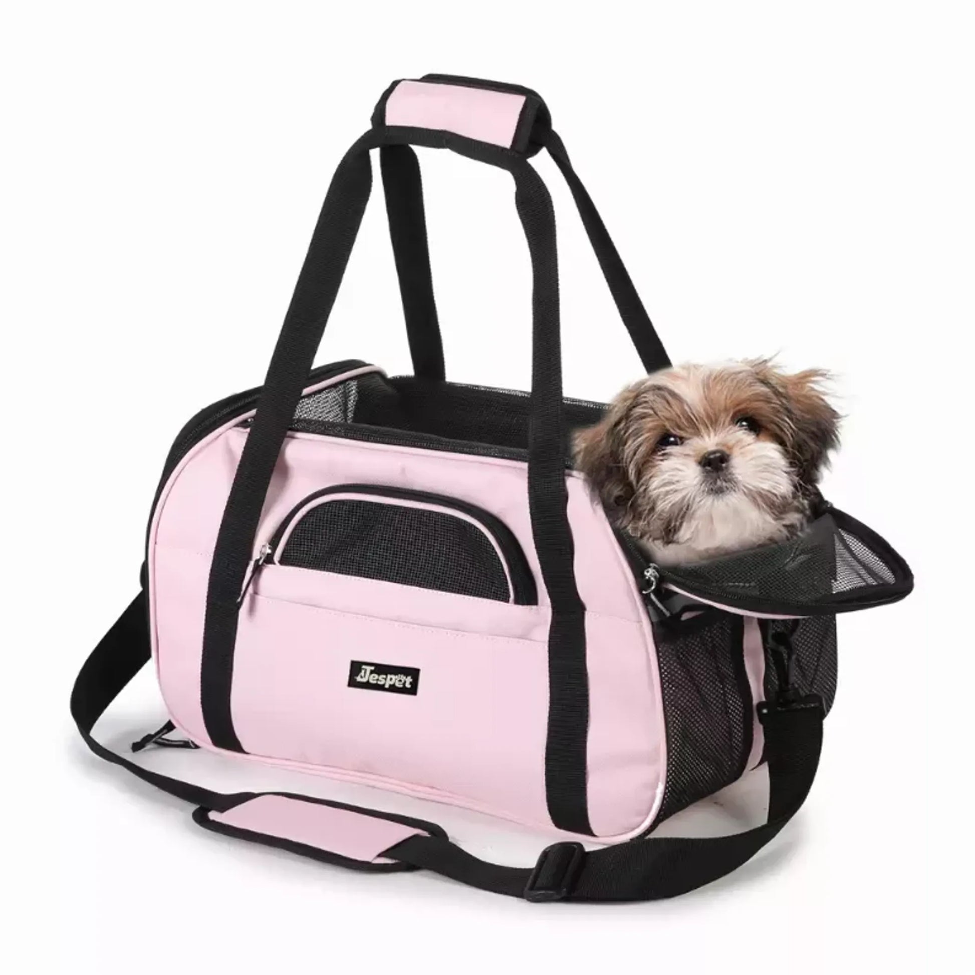JESPET Soft-Sided Kennel Pet Carrier for Small Dogs, Cats, Puppy, Airline Approved Cat Carriers Dog Carrier Collapsible, Travel Handbag & Car Seat - Your Pet Connection