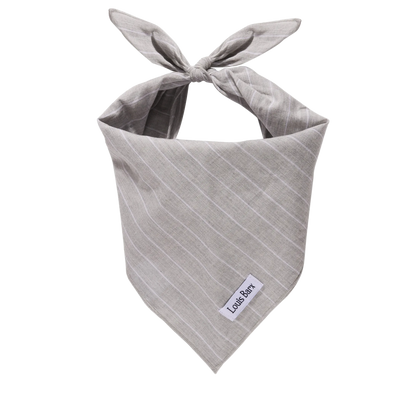 Louis Barx Super Stylish Grey Dog Bandana