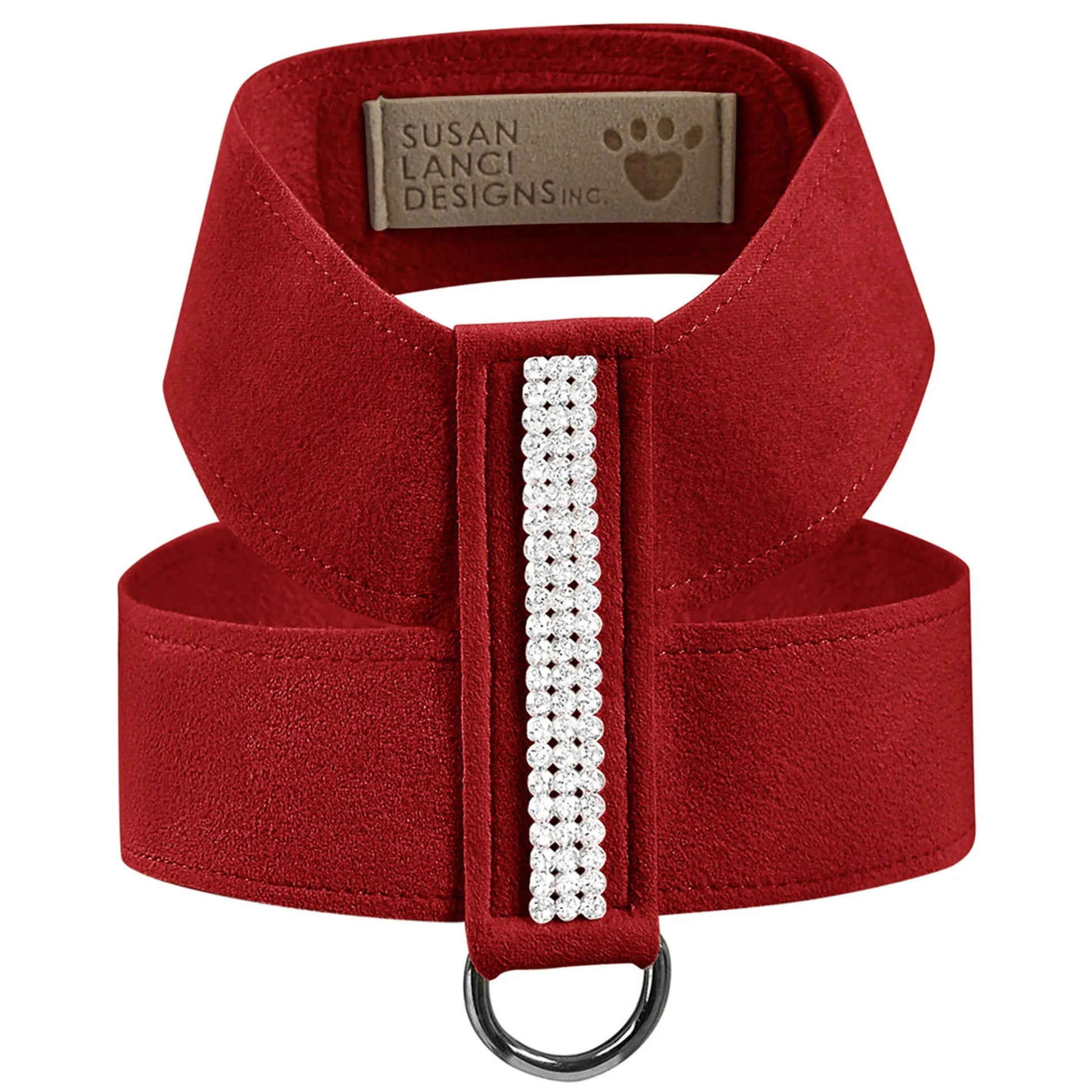 Susan Lanci Designs 3 Row Giltmore Crystals Tinkie Harness - Your Pet Connection