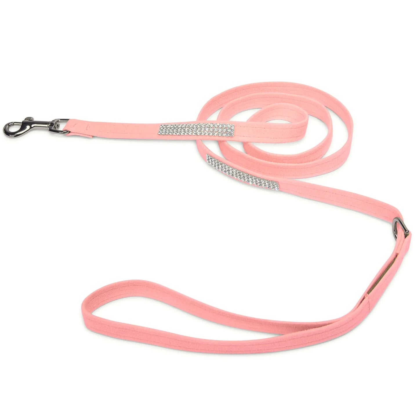 Susan Lanci Designs 3 Row Giltmore Crystals Leash - Your Pet Connection