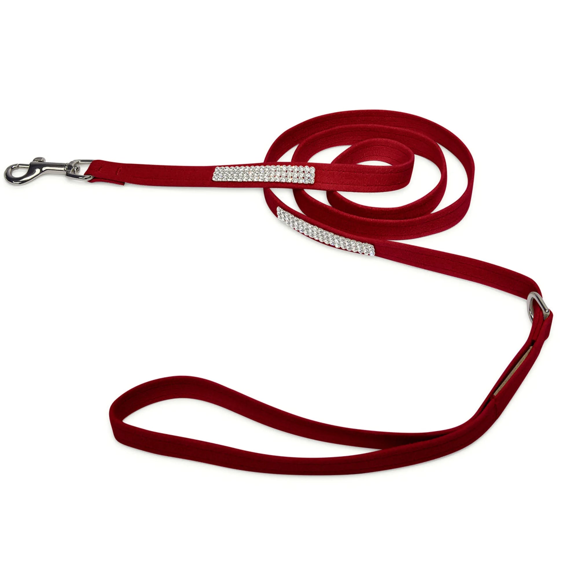 Susan Lanci Designs 3 Row Giltmore Crystals Leash - Your Pet Connection