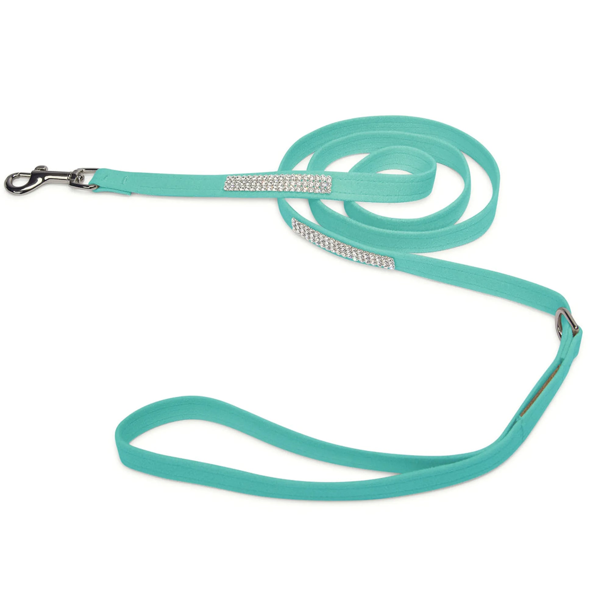 Susan Lanci Designs 3 Row Giltmore Crystals Leash - Your Pet Connection