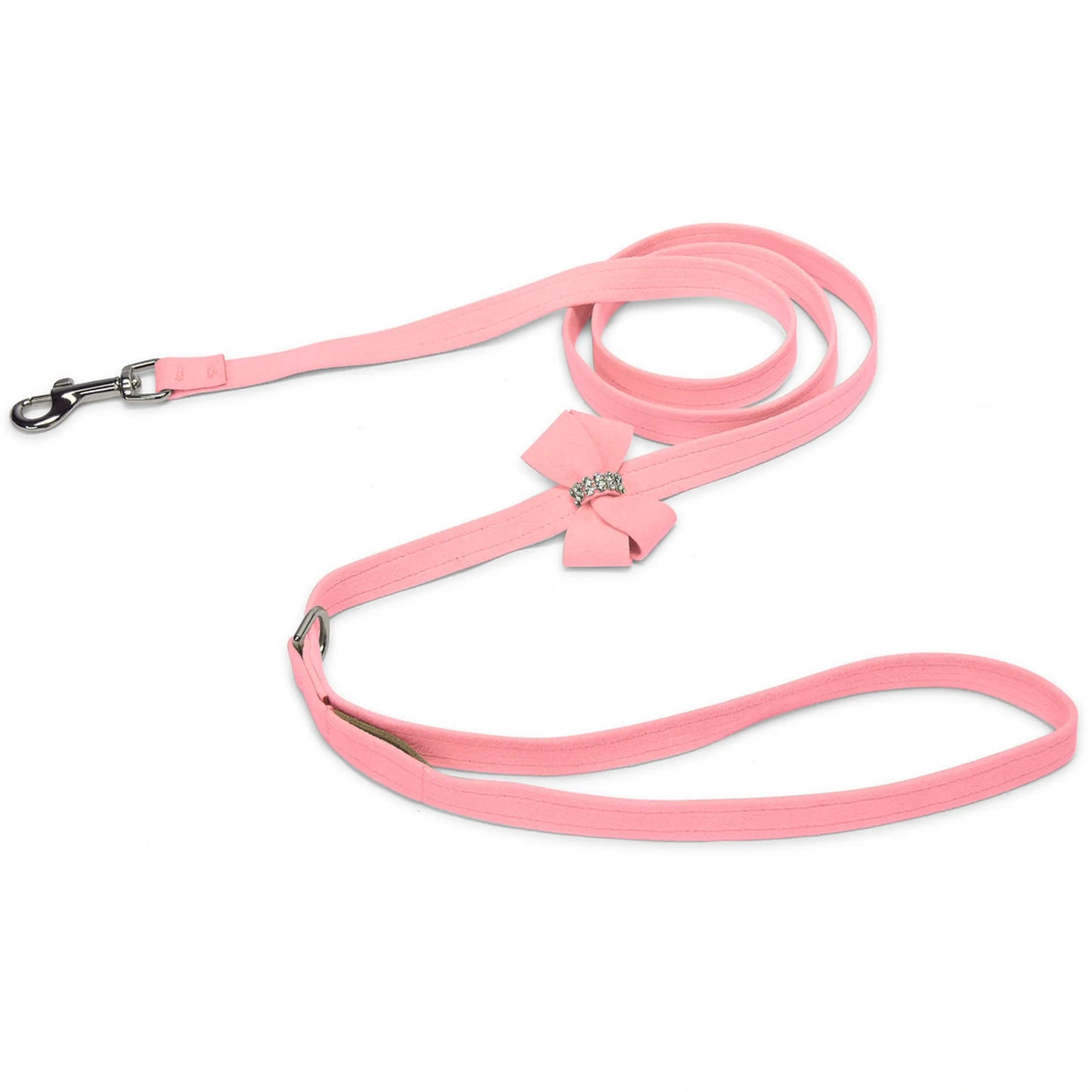 Susan Lanci Designs Crystal Embellished Ultrasuede Dog Leash