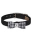 Susan Lanci Designs Black & White Houndstooth Big Bow Collar - Your Pet Connection