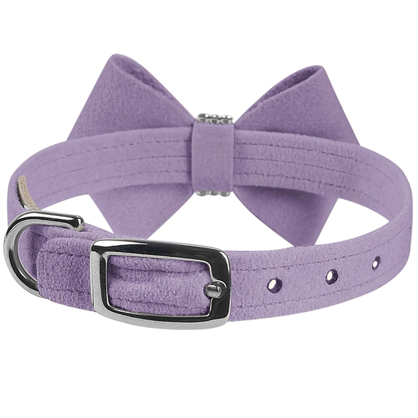 Susan Lanci Designs Crystal Pet Bow Collar