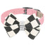 Susan Lanci Designs Windsor Check Nouveau Bow Collar - Your Pet Connection