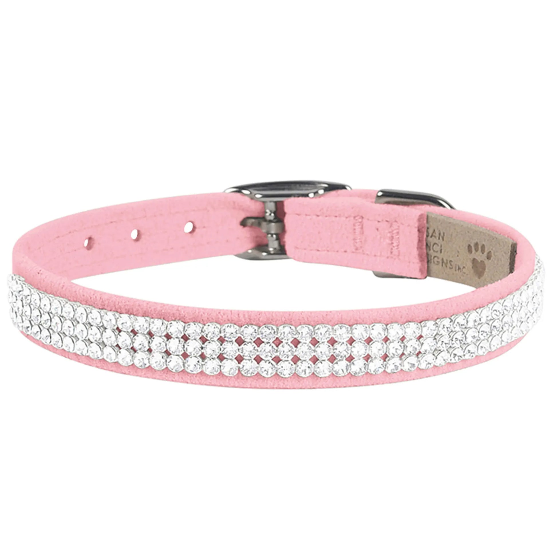 Susan Lanci Designs 3 Row Giltmore Crystals Collar - Your Pet Connection