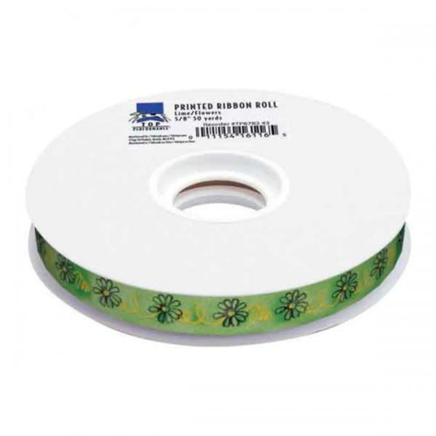 Top Performance Flowers Printed Ribbon 50-Yards