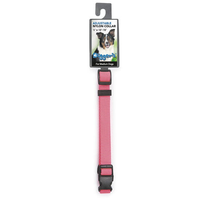 DGR 5/8in Nylon Collar 16in Neon Pink - Your Pet Connection
