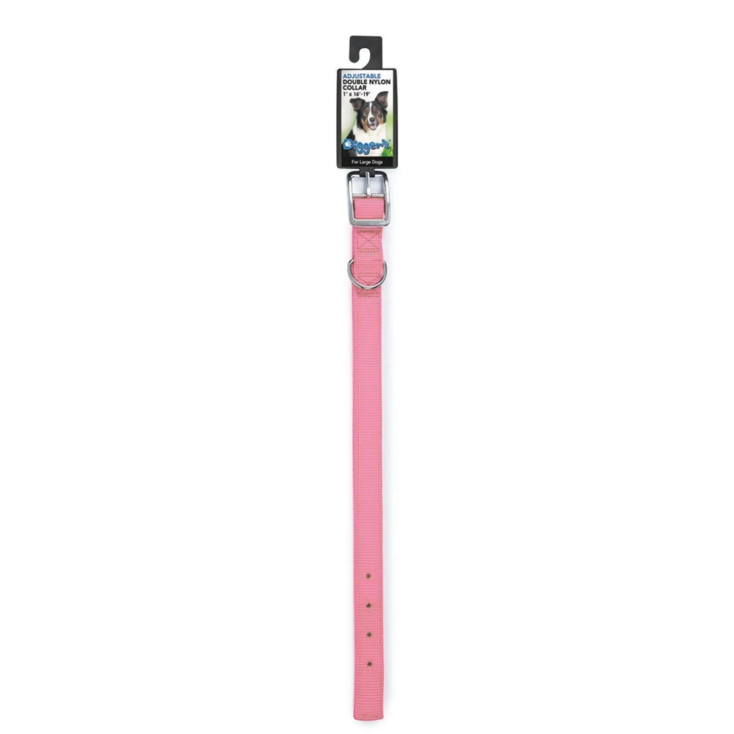 DGR 1in Nylon Collar 20in Pink - Your Pet Connection