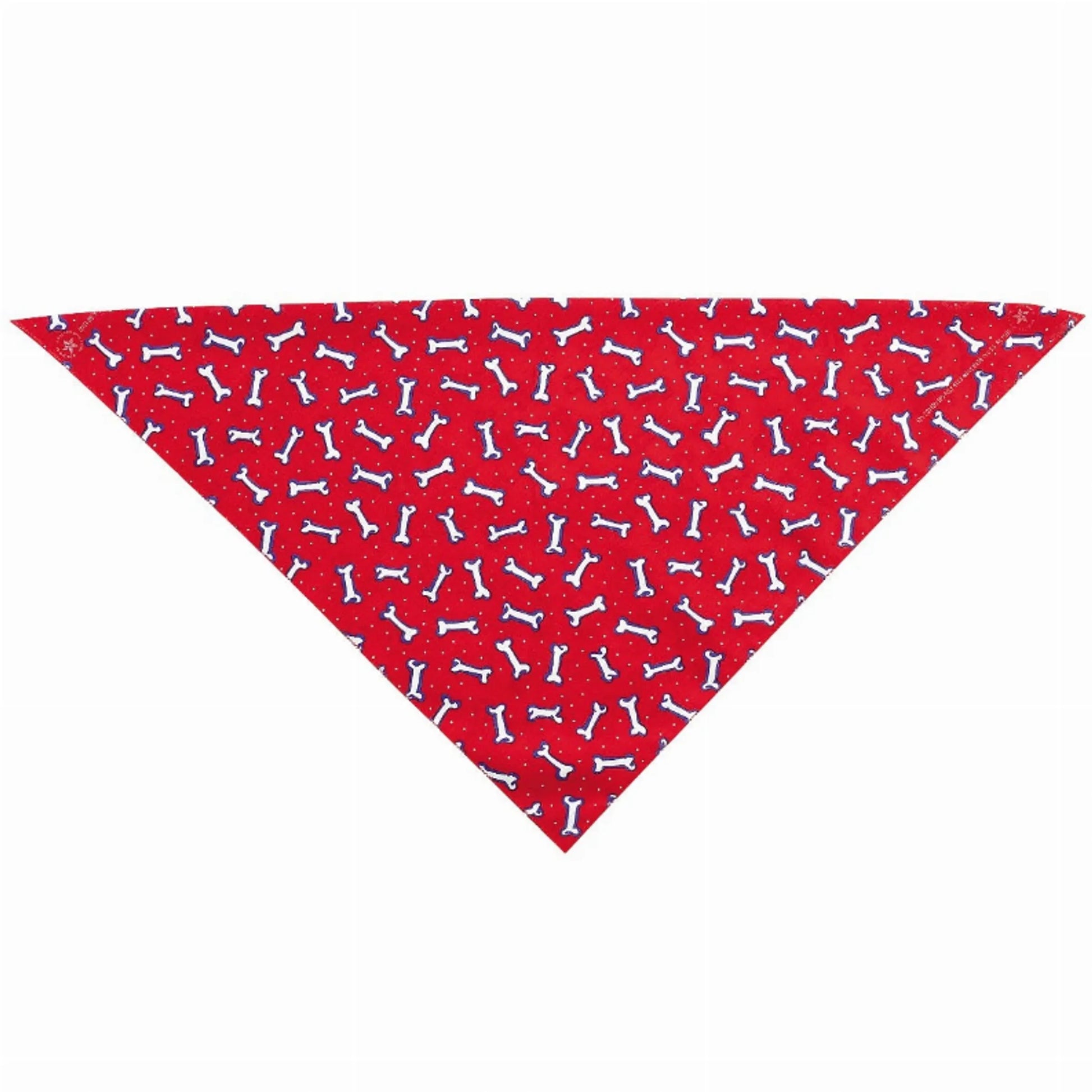 TP Bandana Tossed Bones Blu - Your Pet Connection