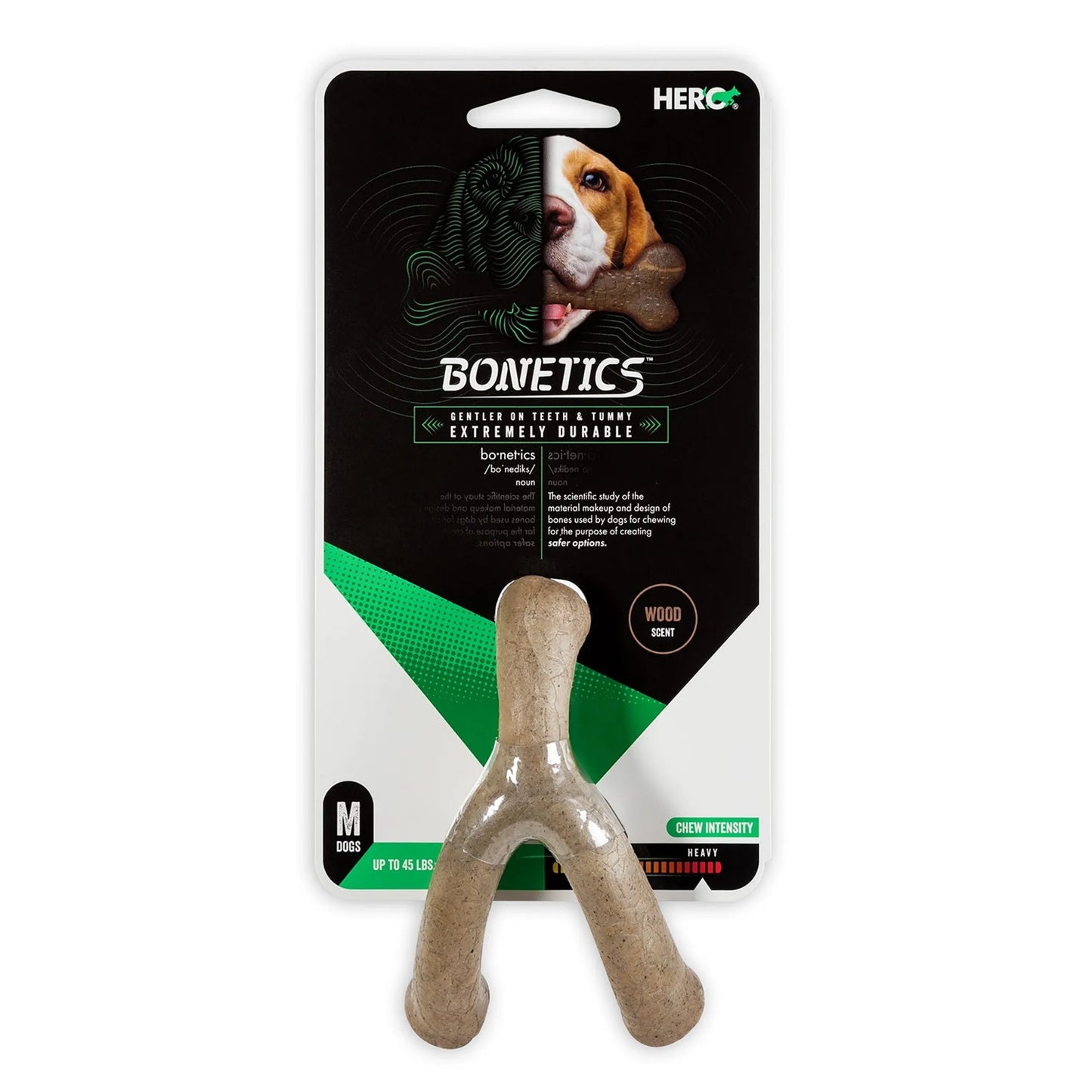 Hero (Caitec) Bonetics Wood Scent Wishbone Dental Toy