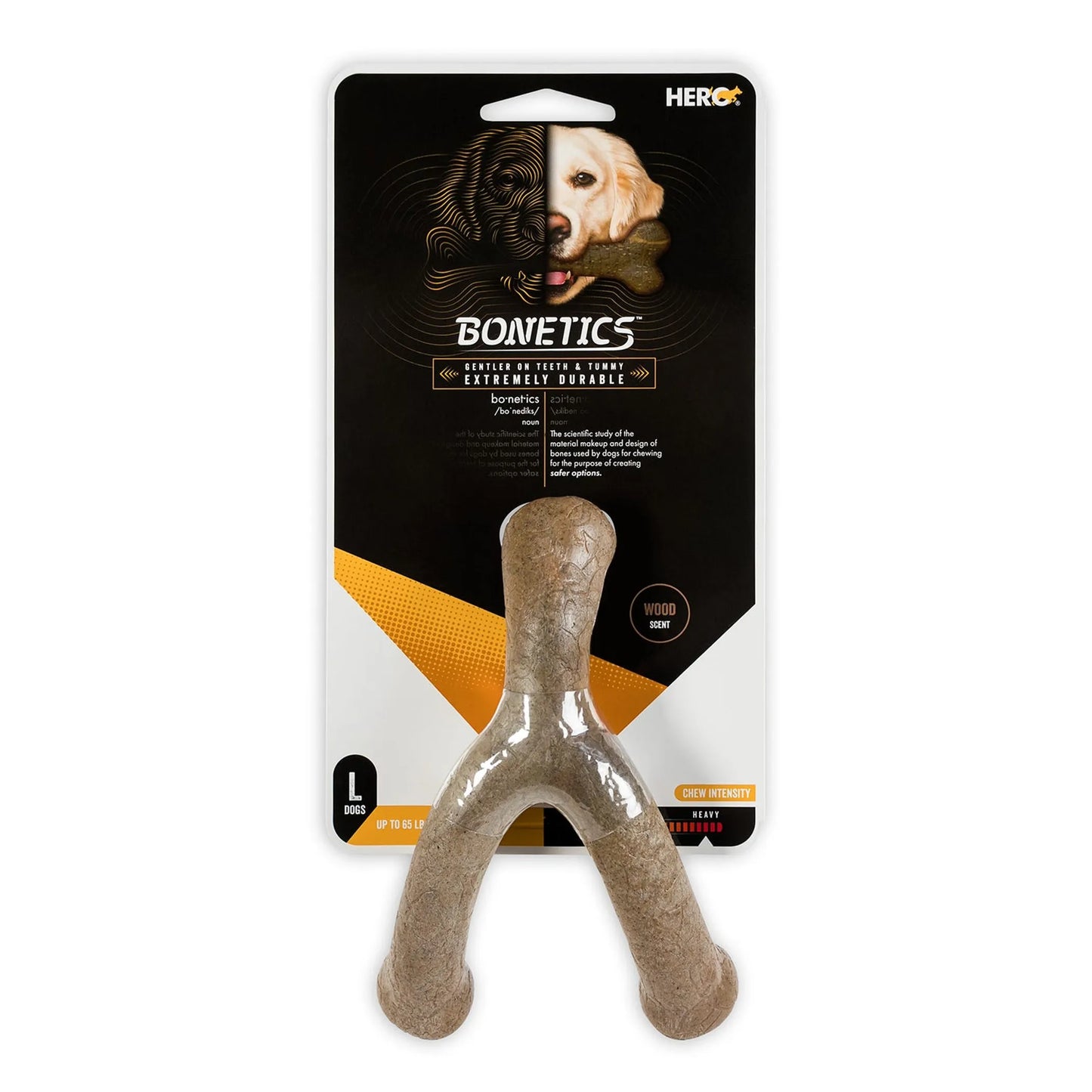 Hero (Caitec) Bonetics Wood Scent Wishbone Dental Toy
