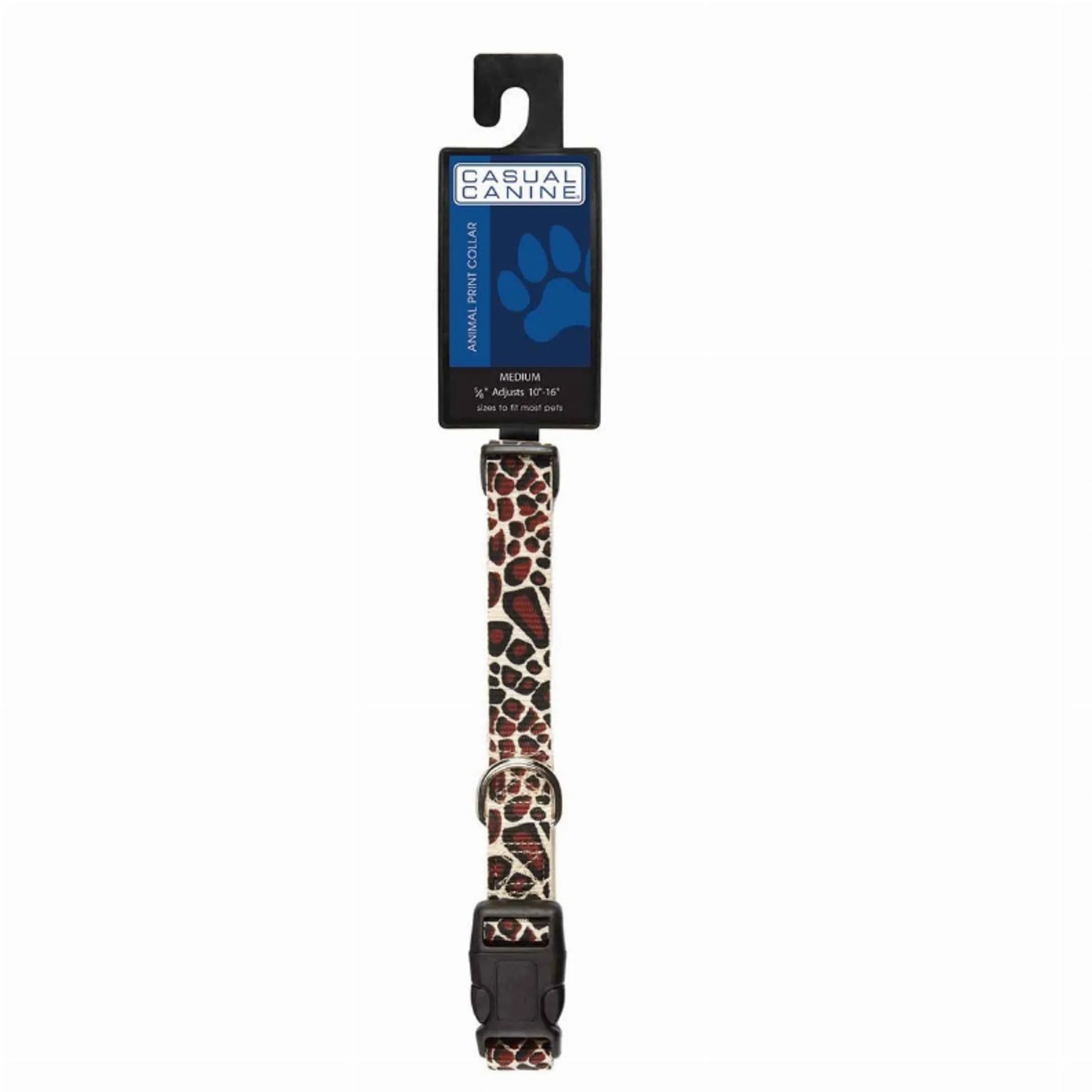 CC Animal Print Collar 10-16In Cheetah - Your Pet Connection