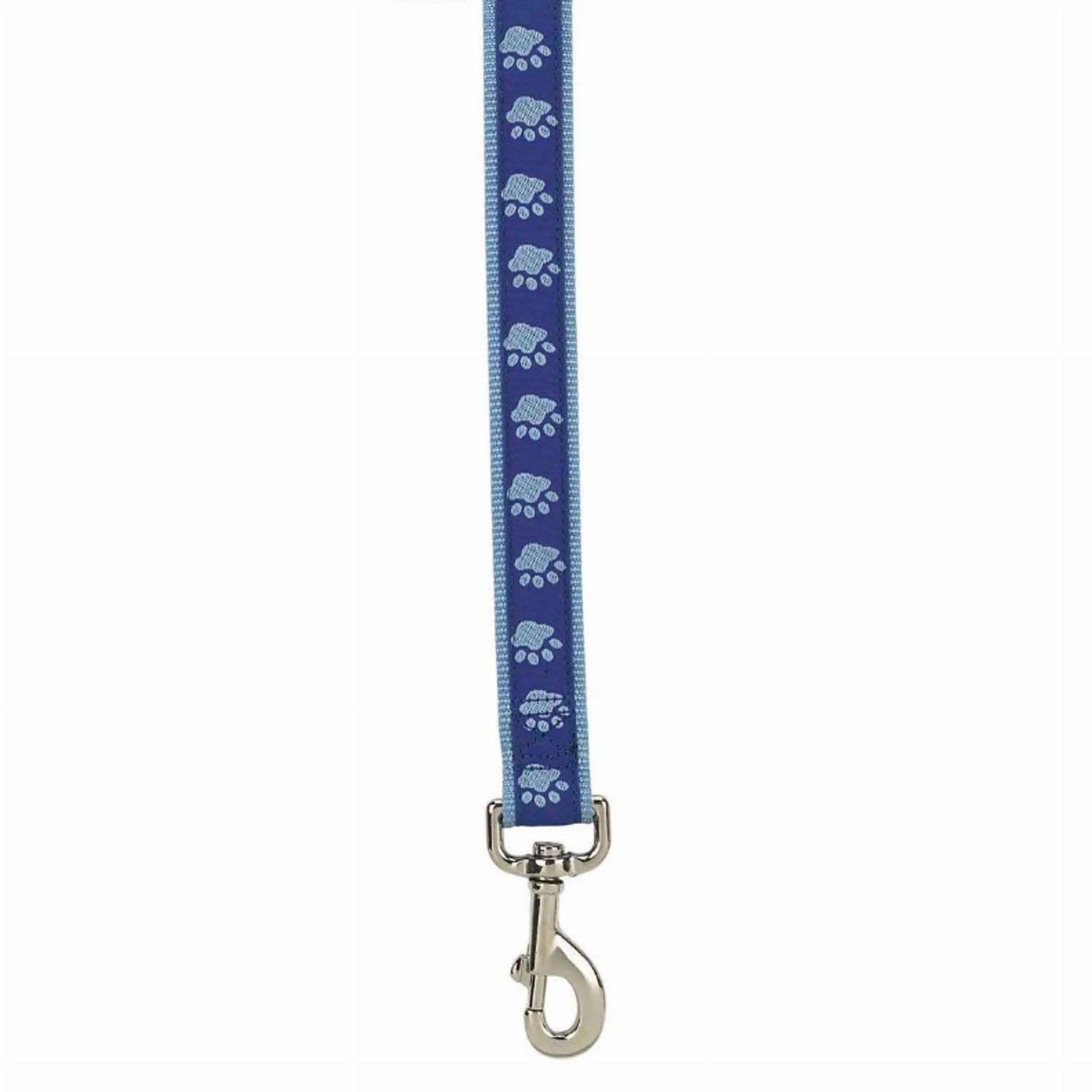 CC TwoTone Pawprint Lead 4Ftx5/8In Blk - Your Pet Connection